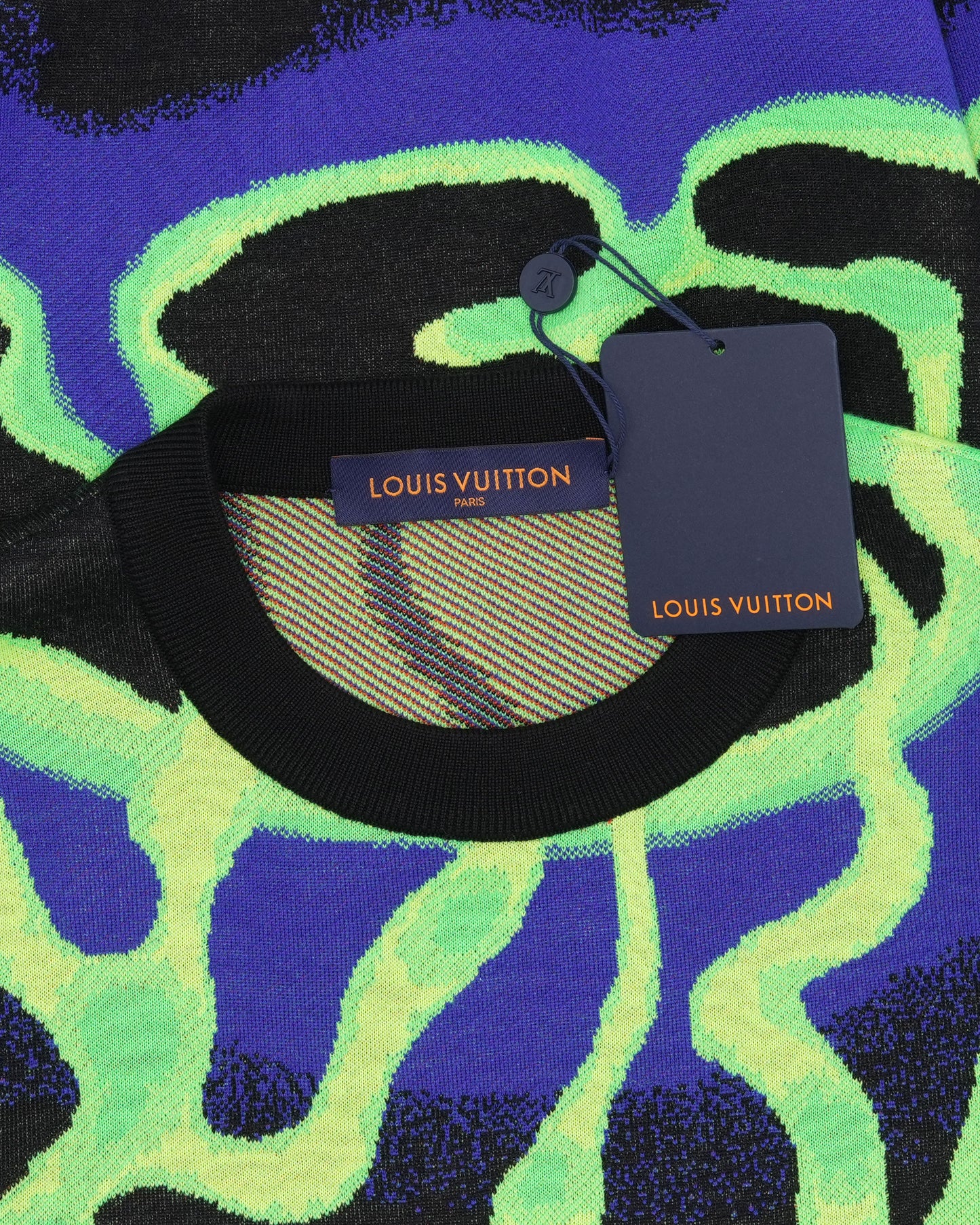 Flame Jacquard Knit Sweater