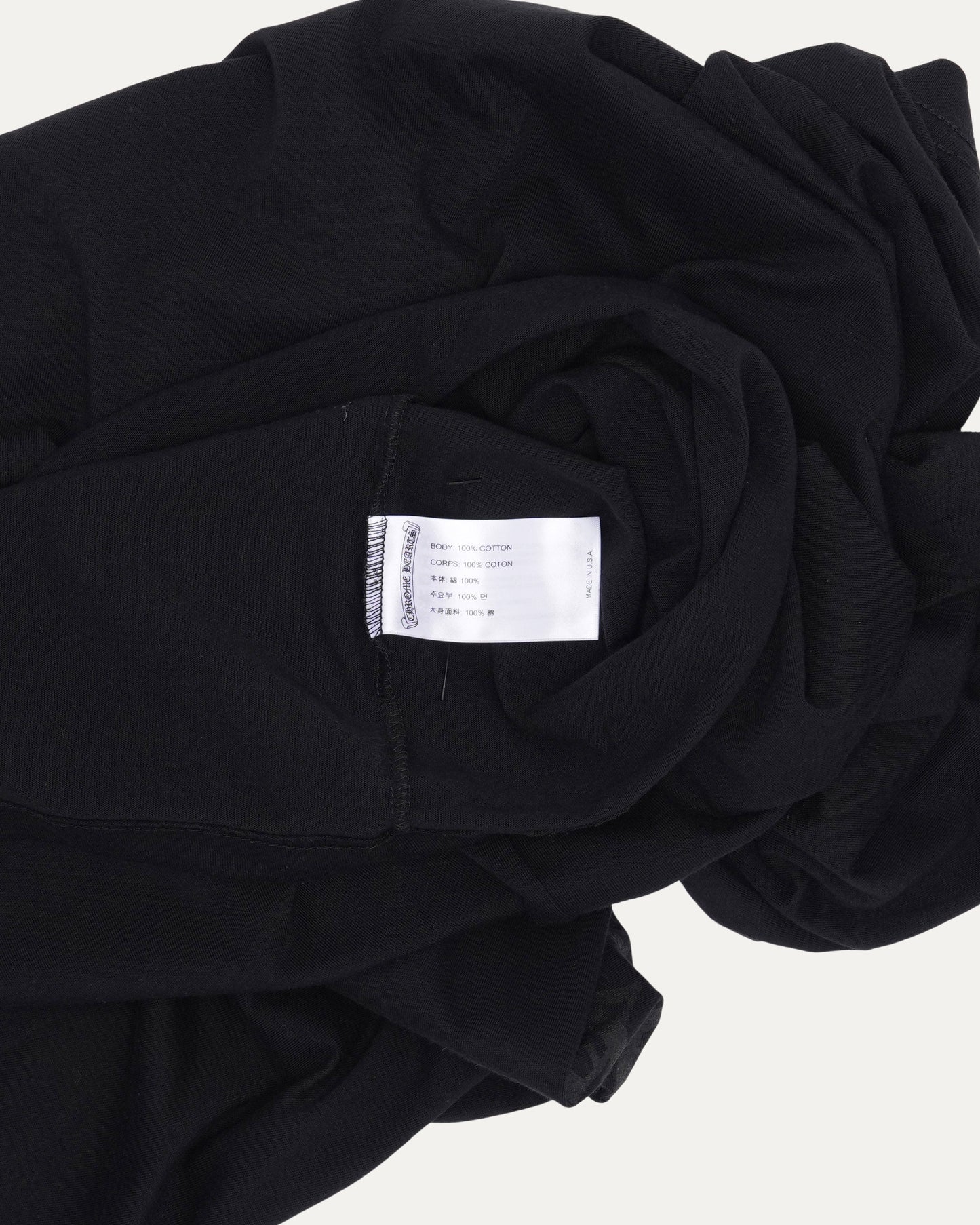 Tonal Neck Logo Long Sleeve Pocket T-Shirt