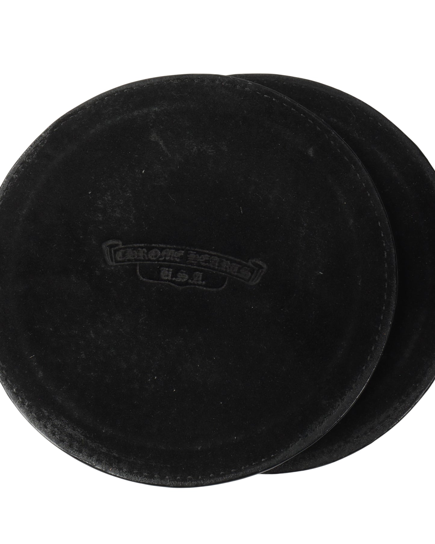 Leather Plus Cross Coaster Set