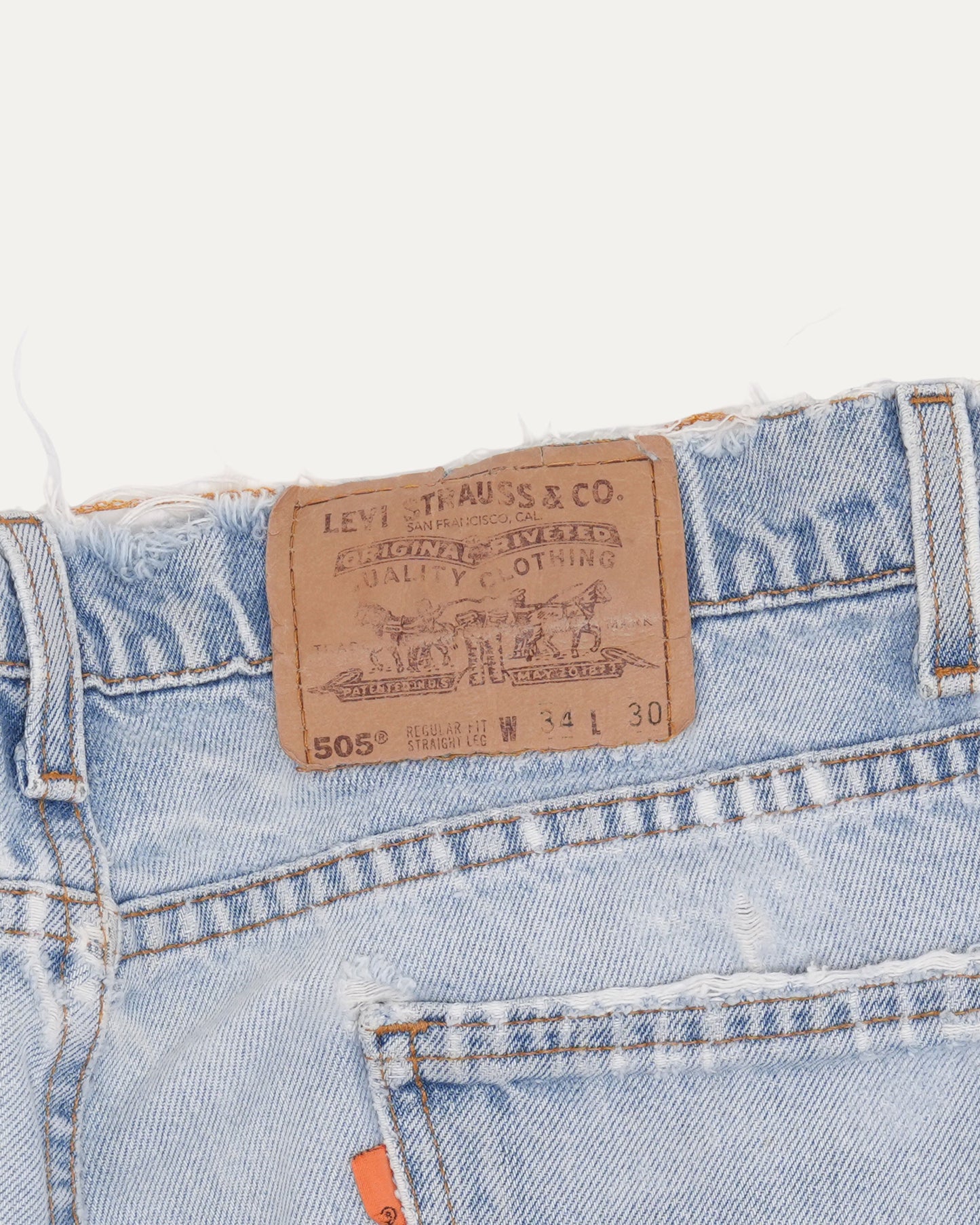 Levi's 505 Orange Tab Jeans