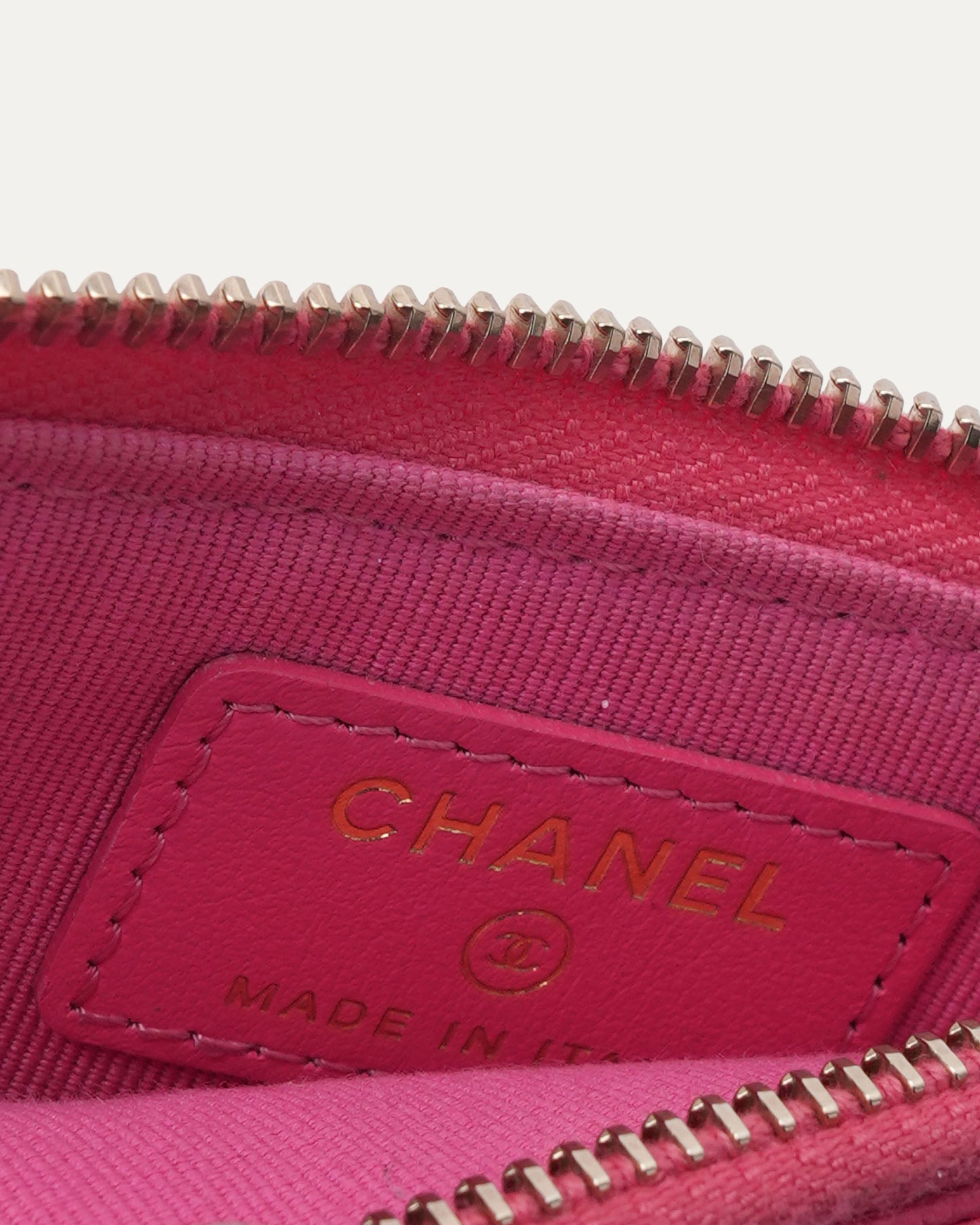 Caviar Quilted Flap Zip Cardholder