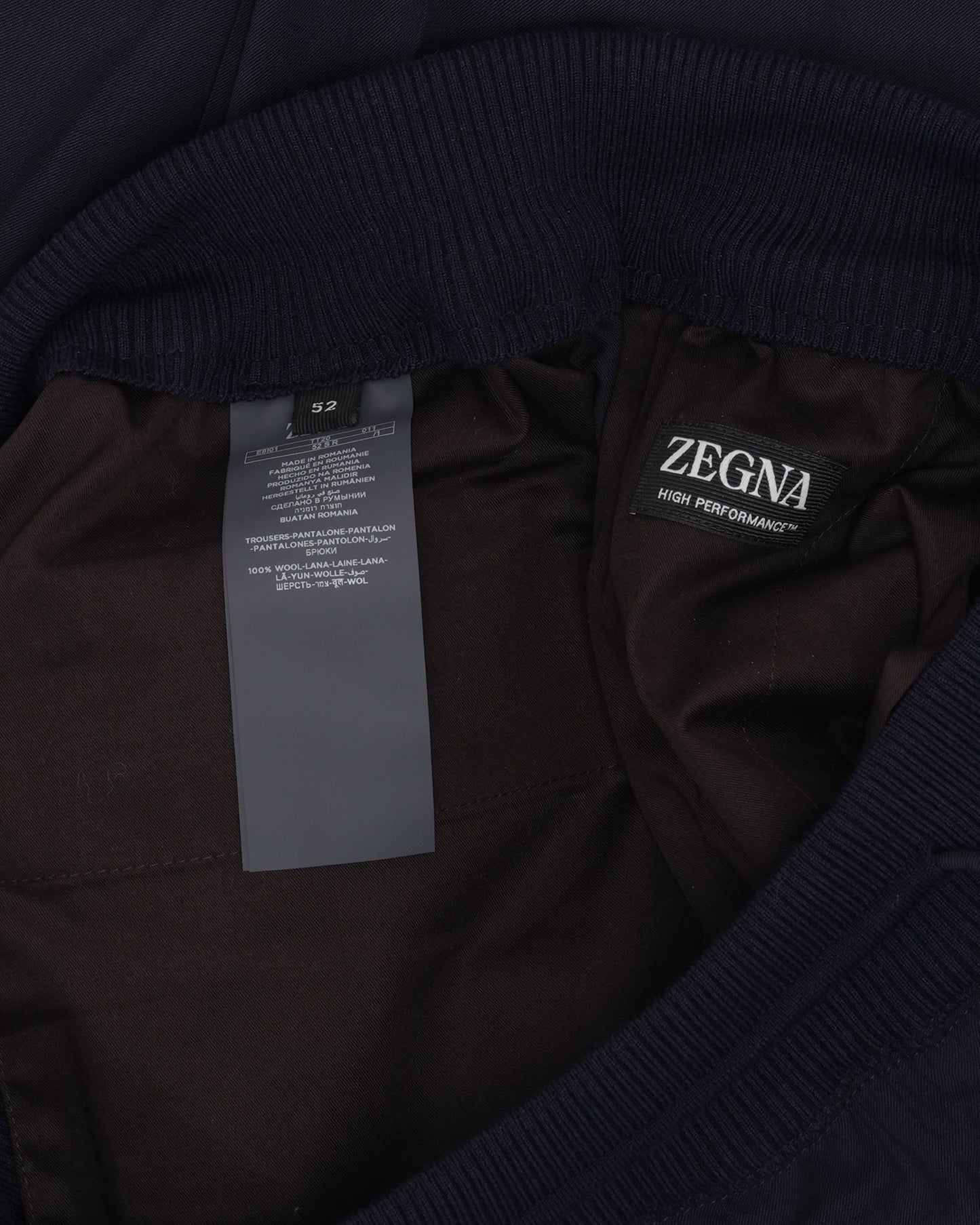 Wool Pleated Drawstring Pants