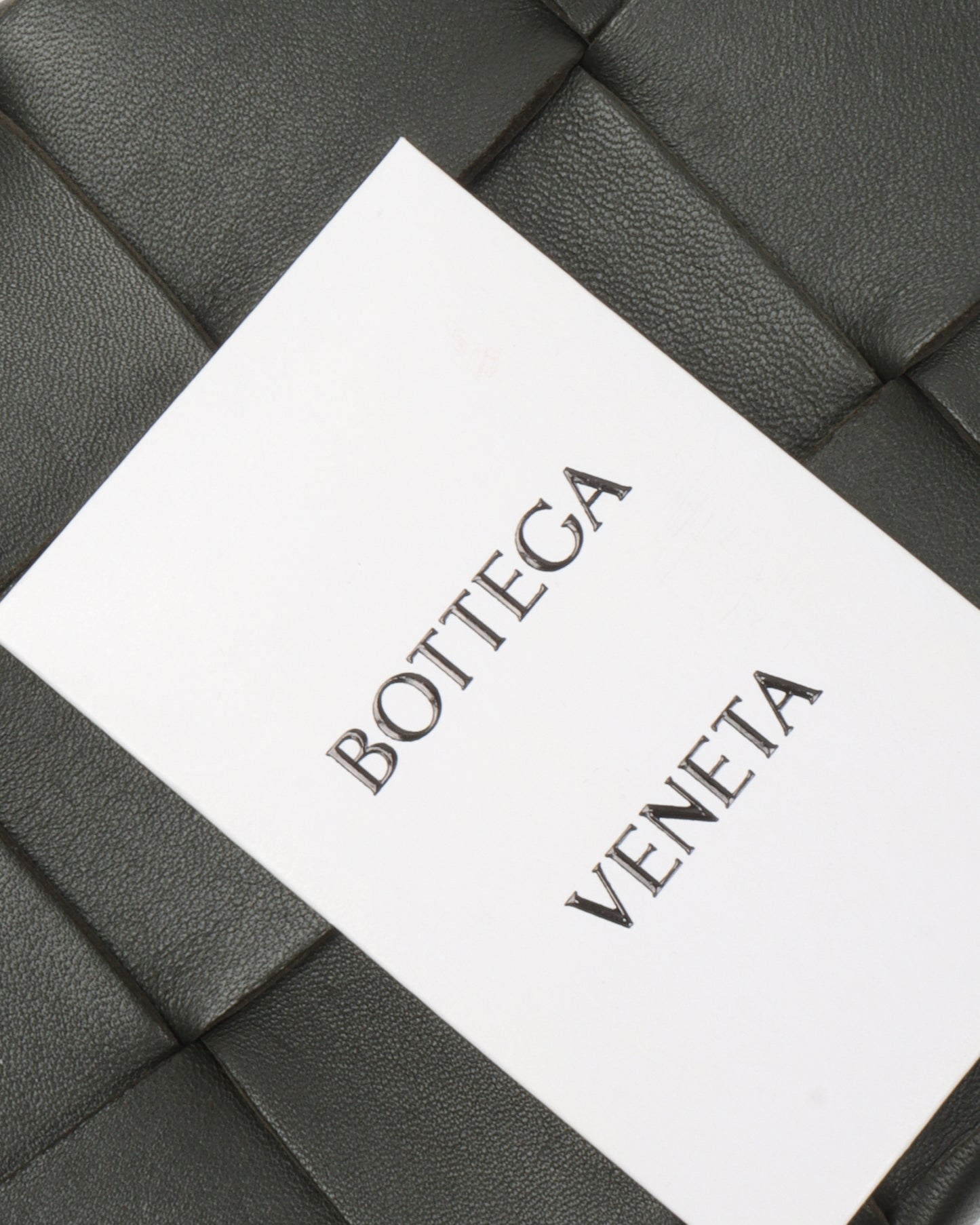 Intrecciato Leather Cassette Bag