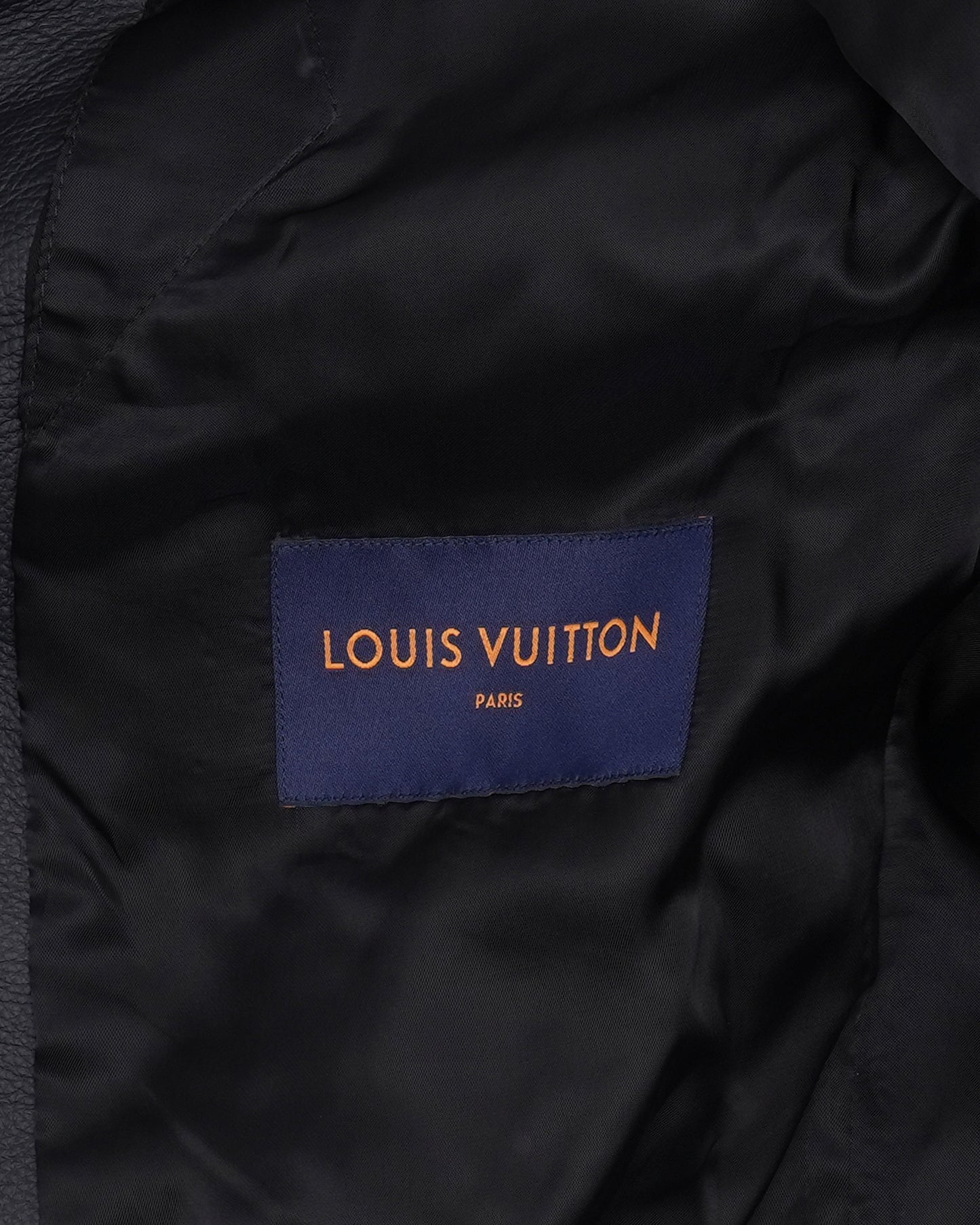 Frequency Embroidered Leather Jacket