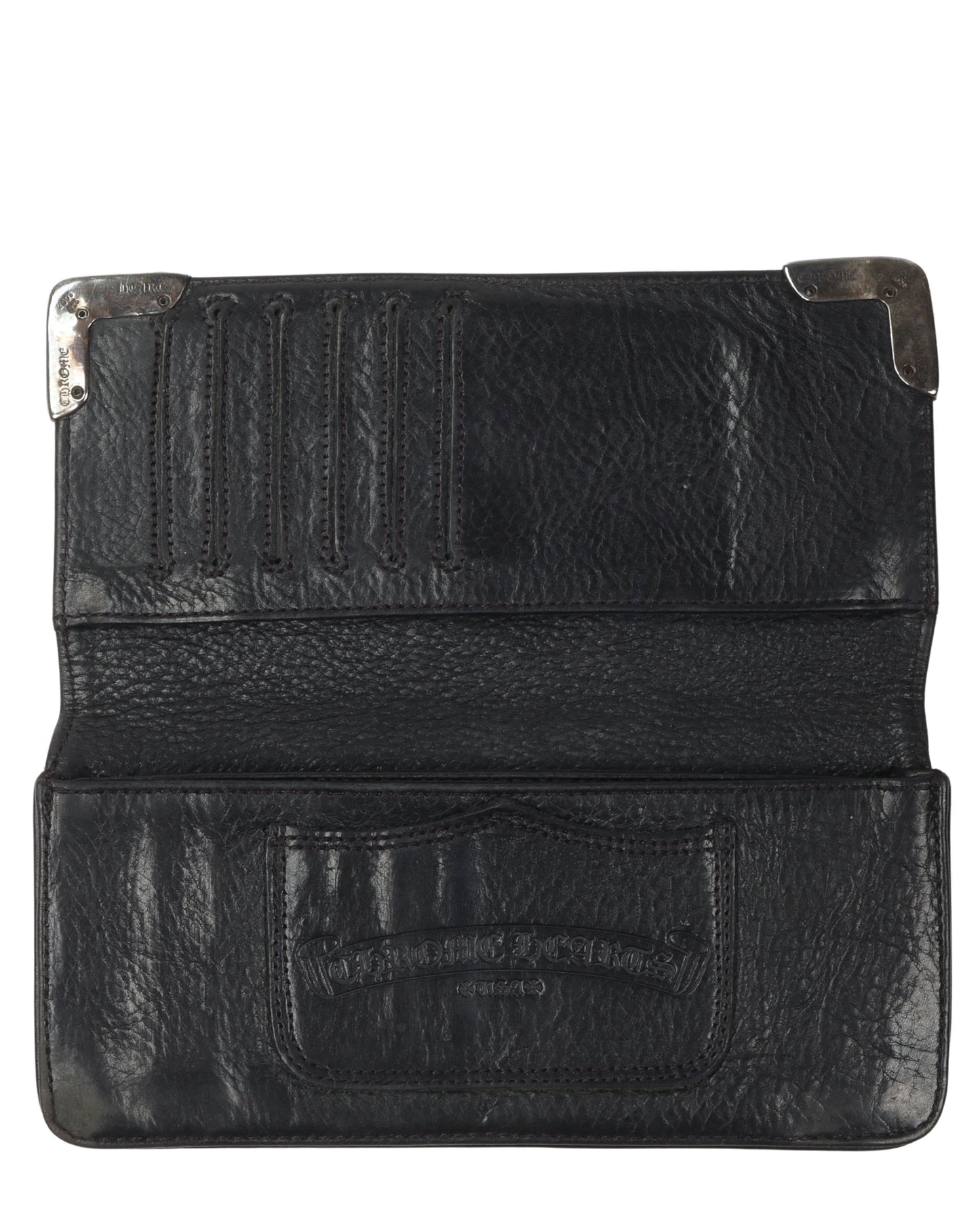 Rectangular Leather Bi-Fold Wallet