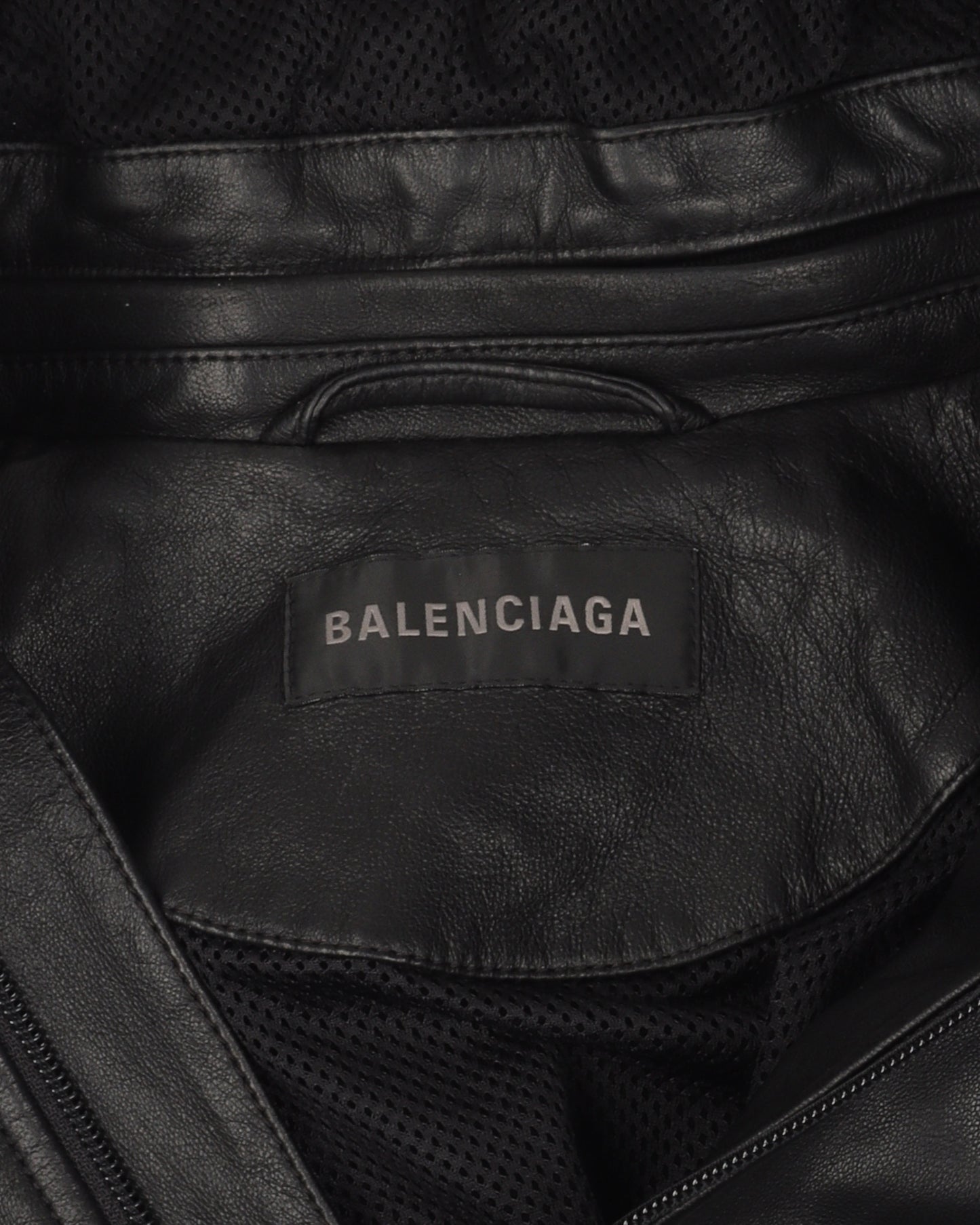 Leather Track Jacket