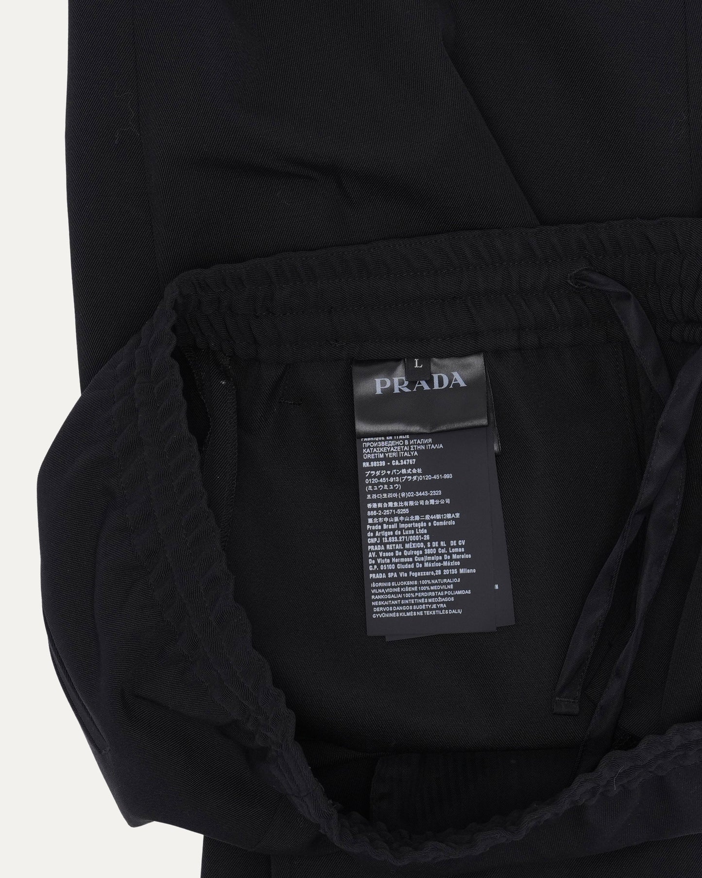 Pleated Cargo Pocket Trousers