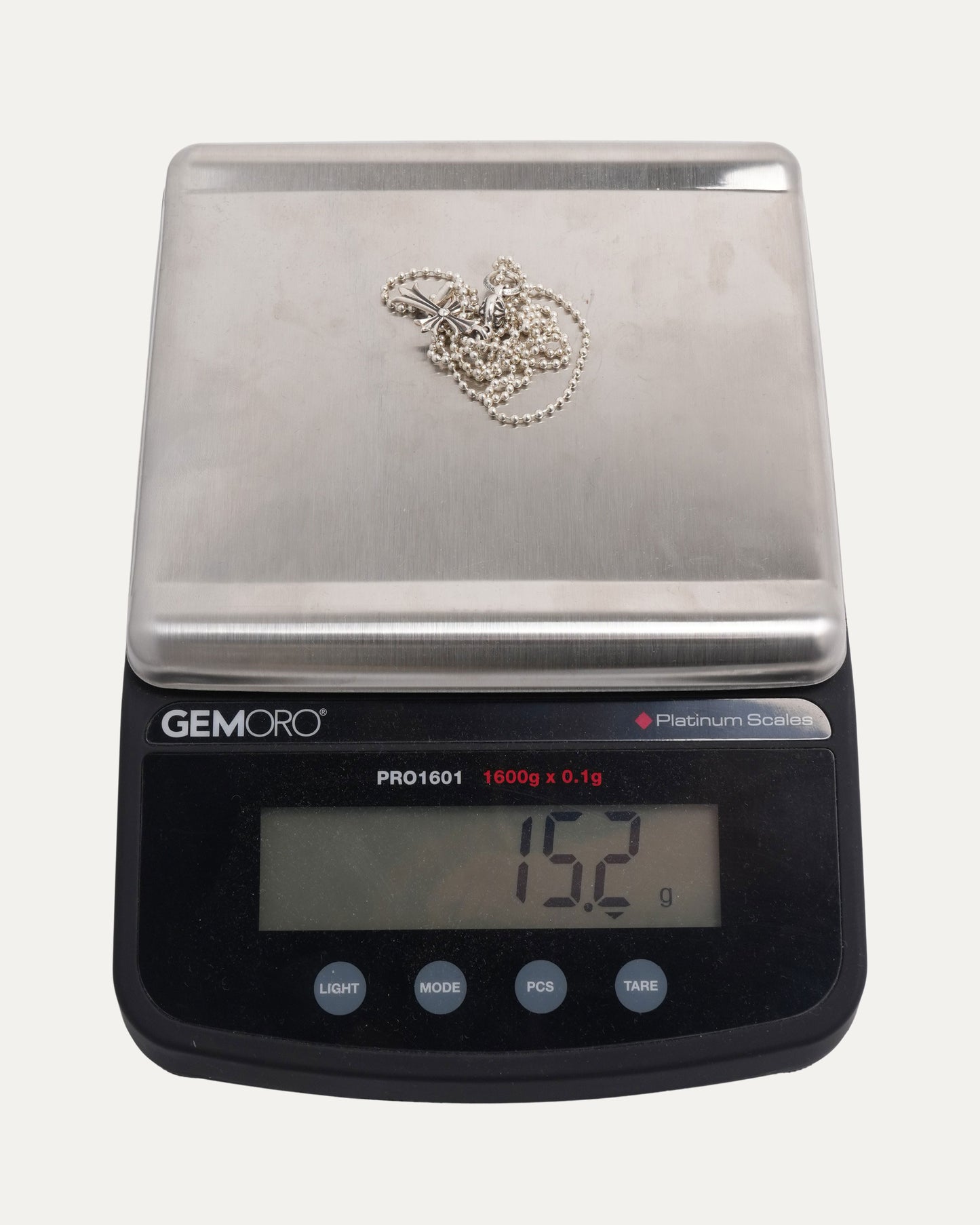 Cross Pendant with Cross Ball on Ball Chain