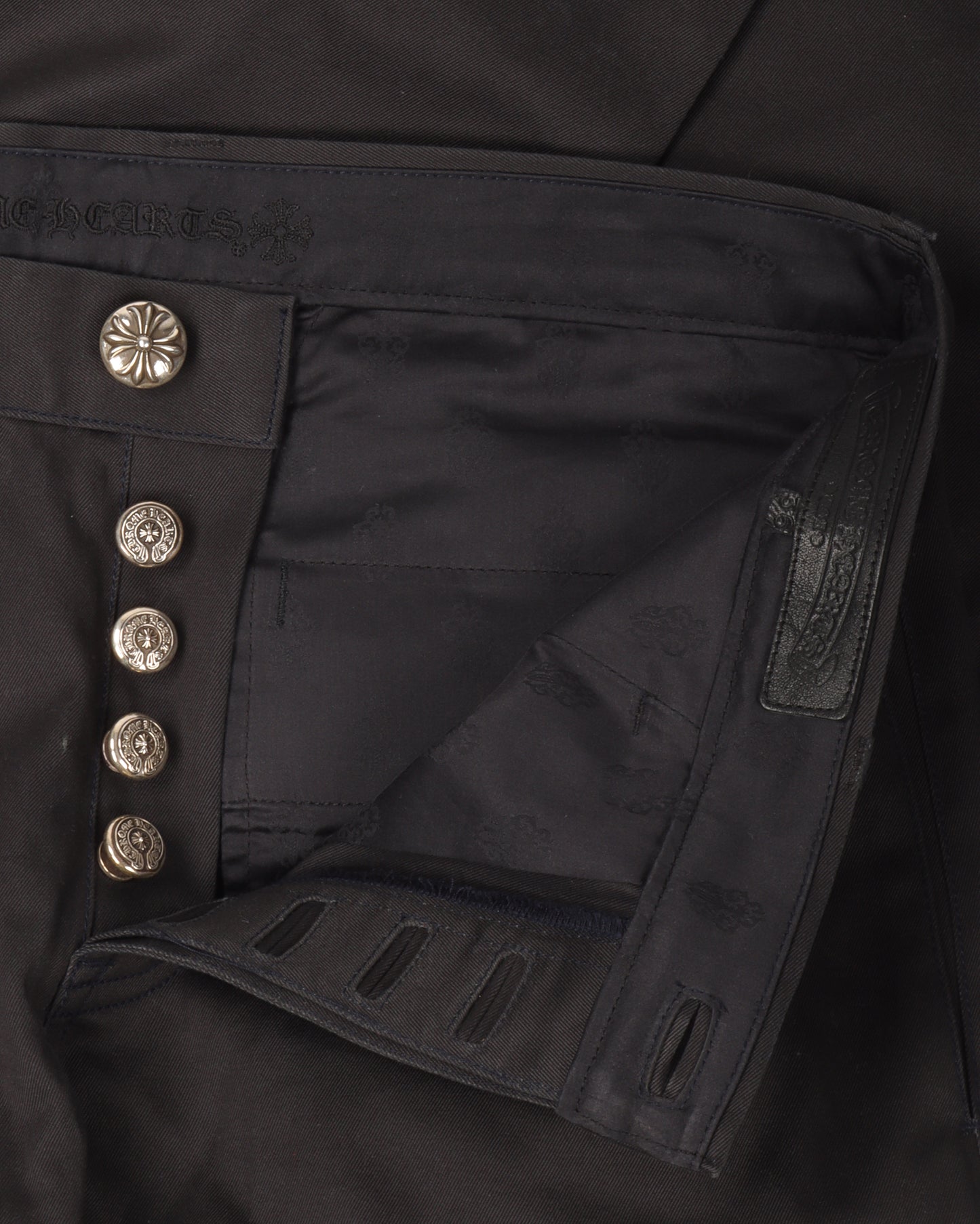 Multicolor Cross Patch Chino Pants