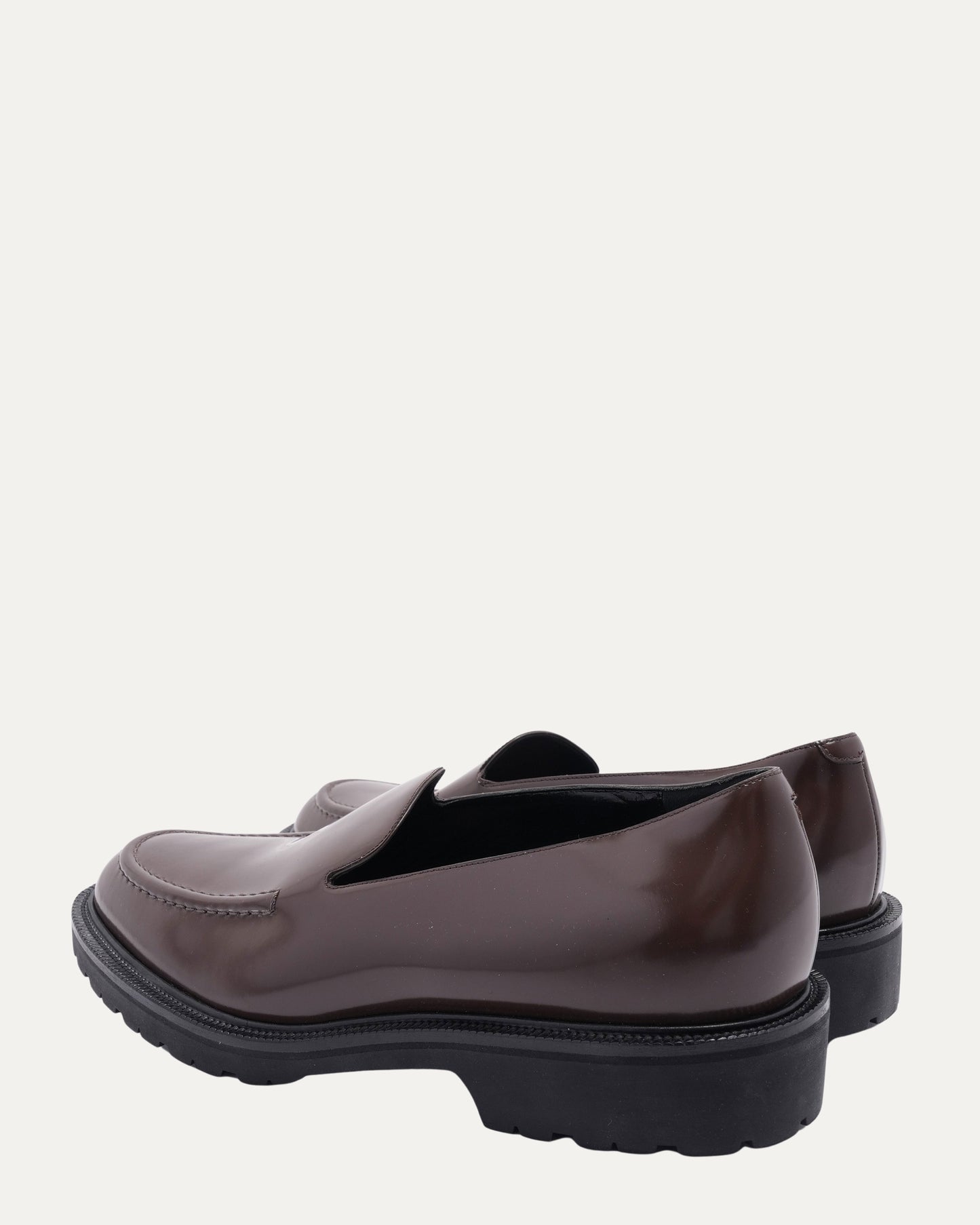 Patent Leather Lug Sole Loafer