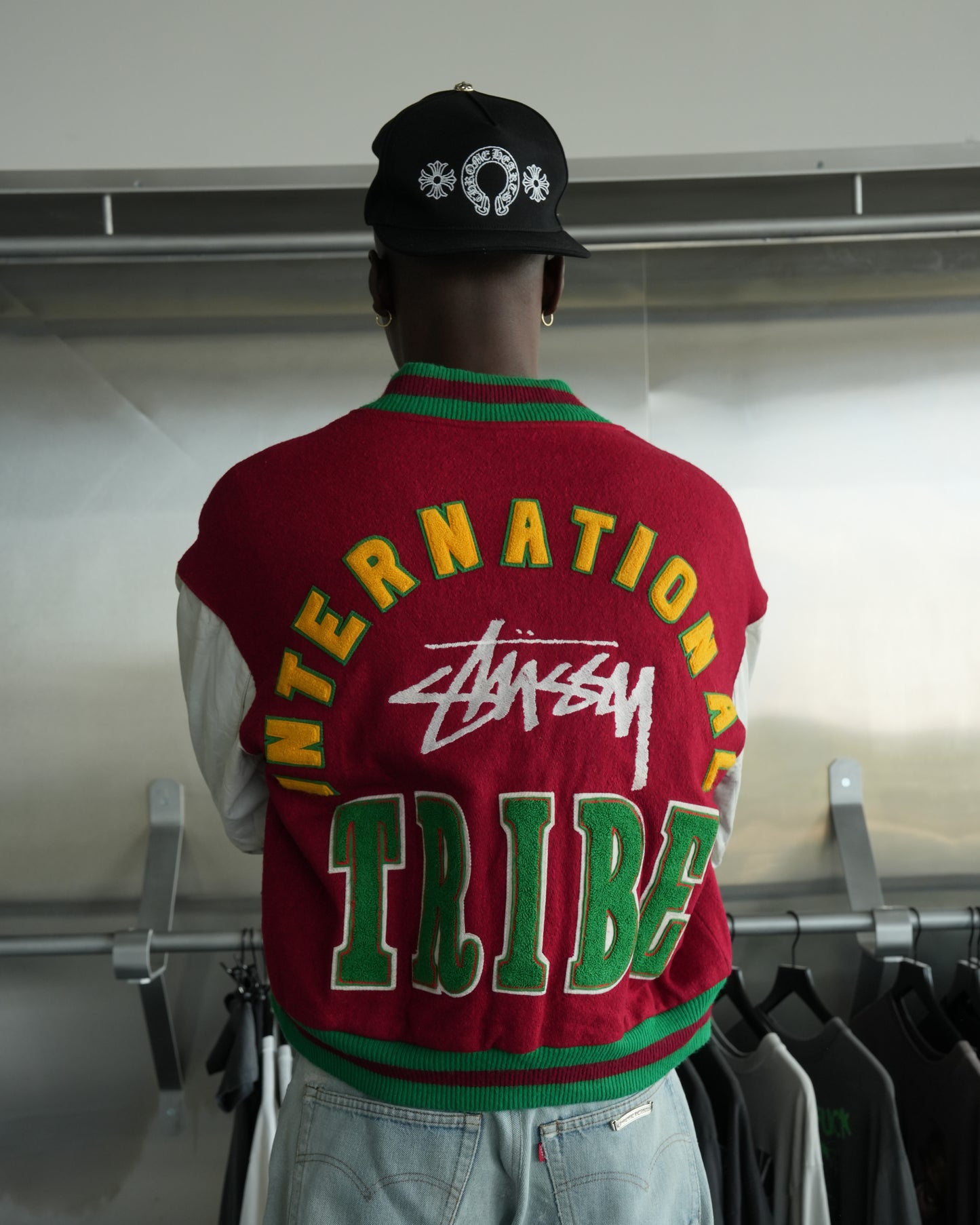International Stussy Tribe Varsity Jacket
