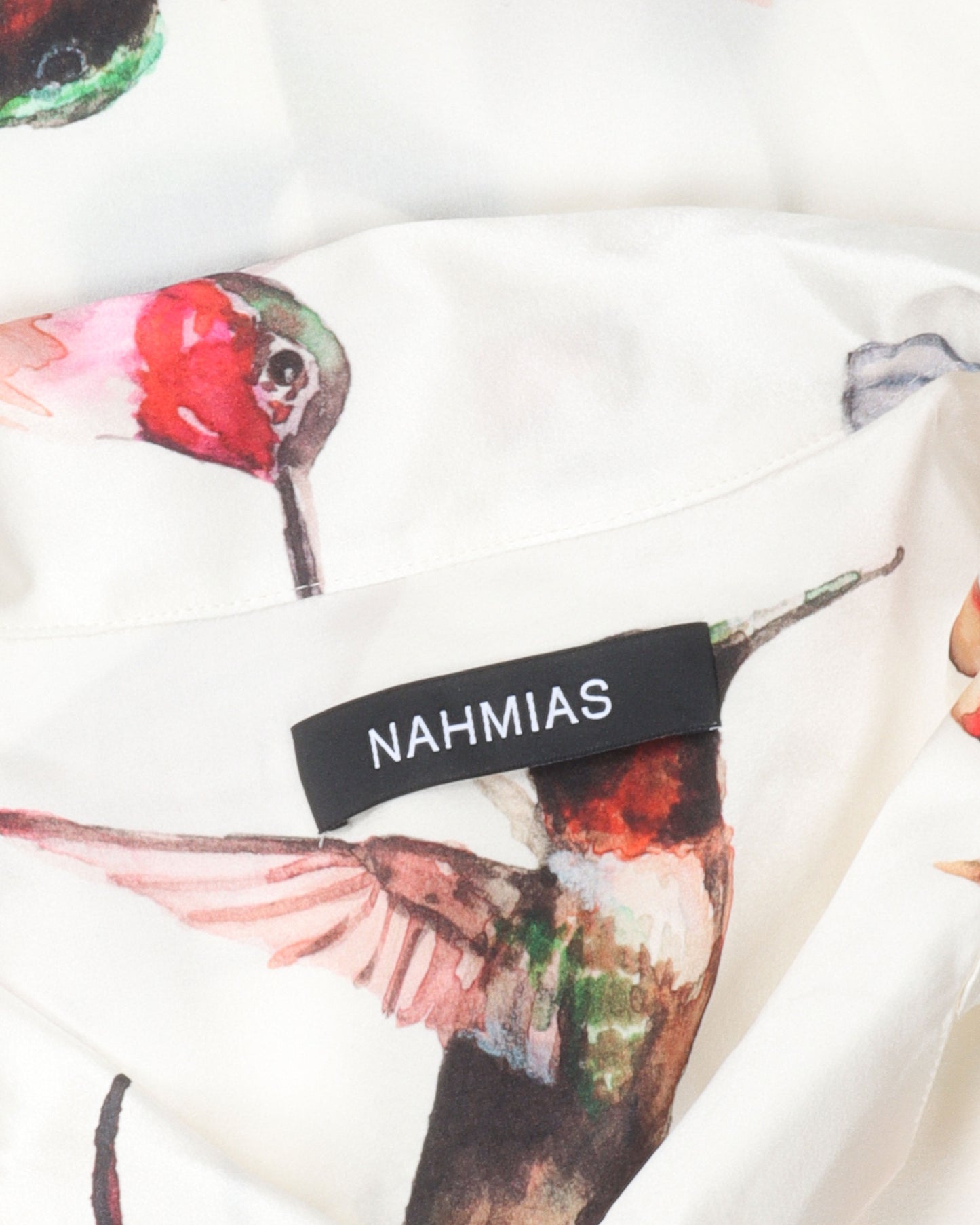 Silk Hummingbird Short Sleeve Shirt