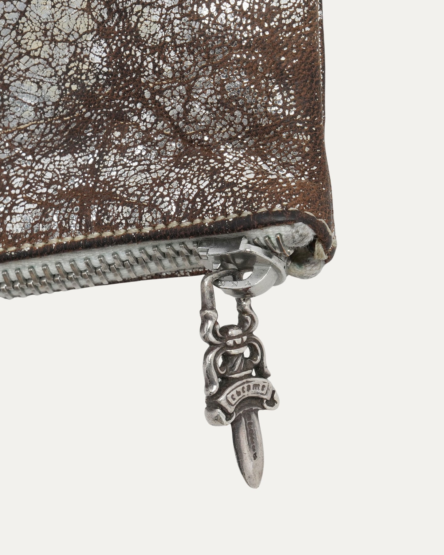 Cross Patch Zip Wallet