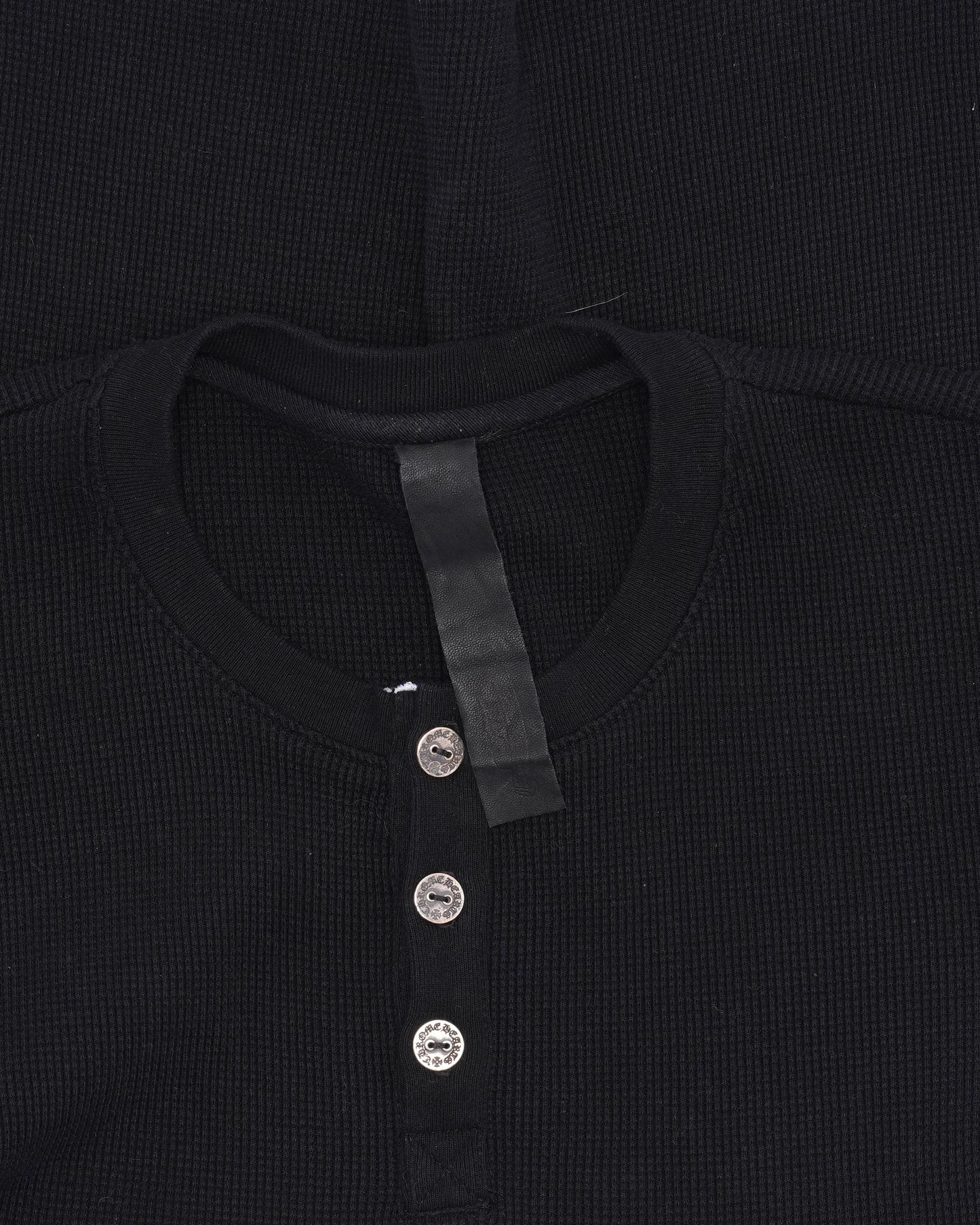 Embroidered King Taco Henley Thermal