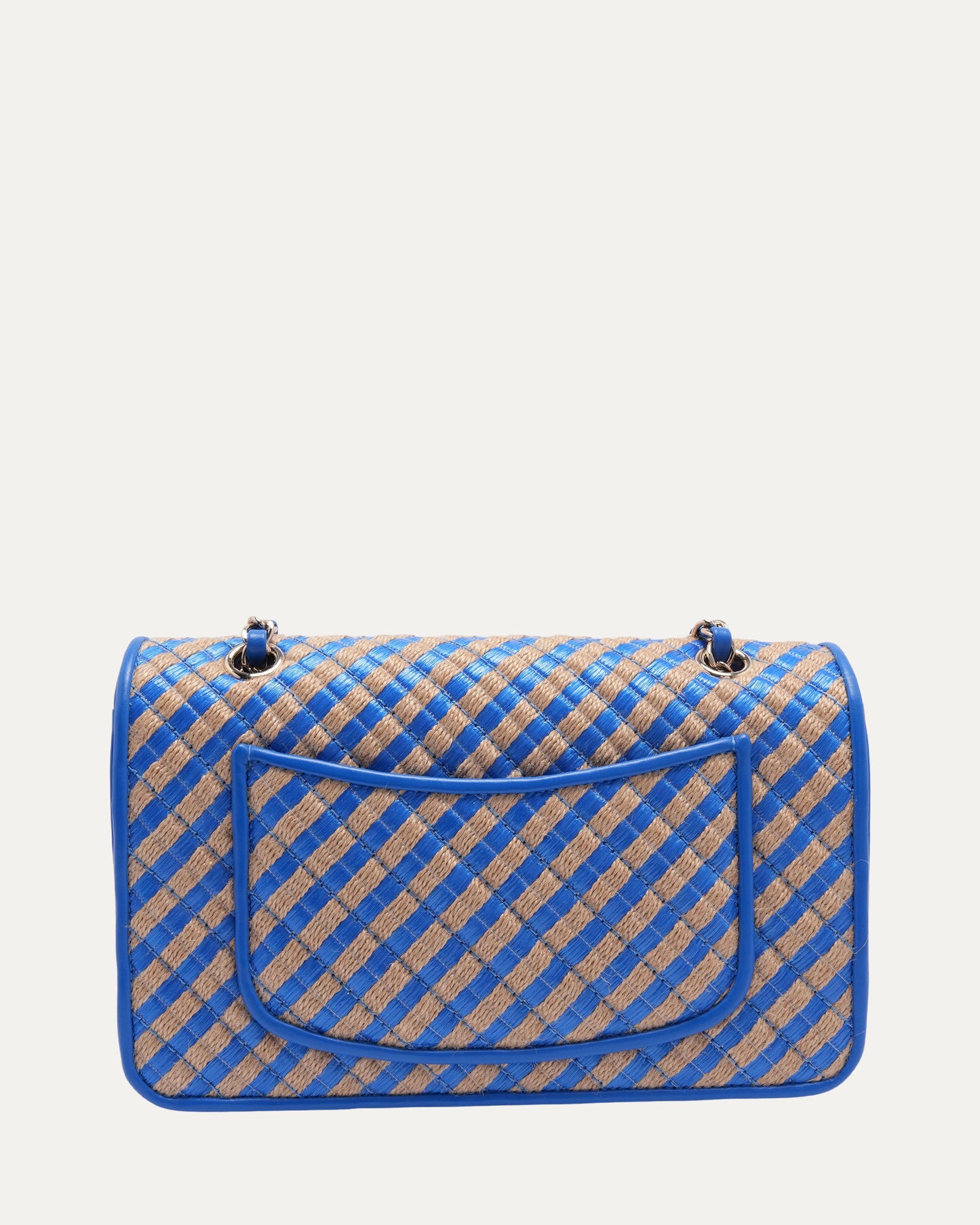 Raffia Jute Striped Small Urban Jungle Single Flap Bag