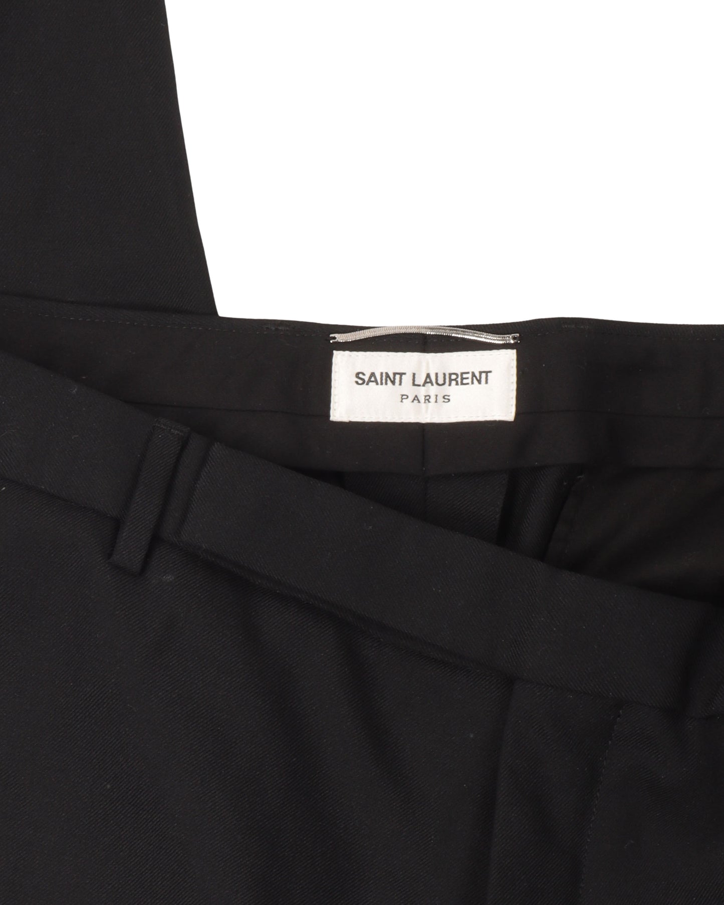 Wool Pleated Trousers