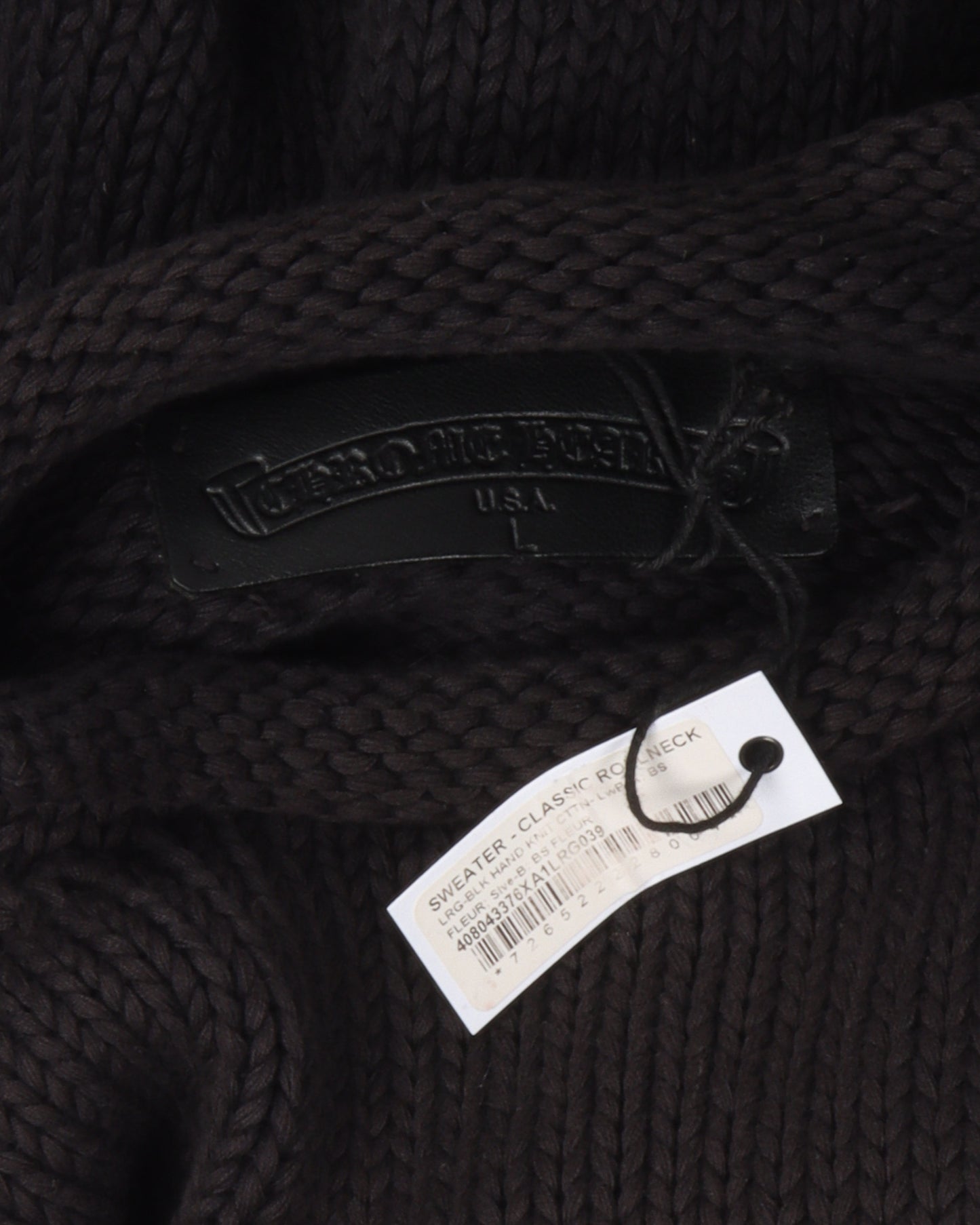 Roll Neck Fleur Patch Gandhi Sweater