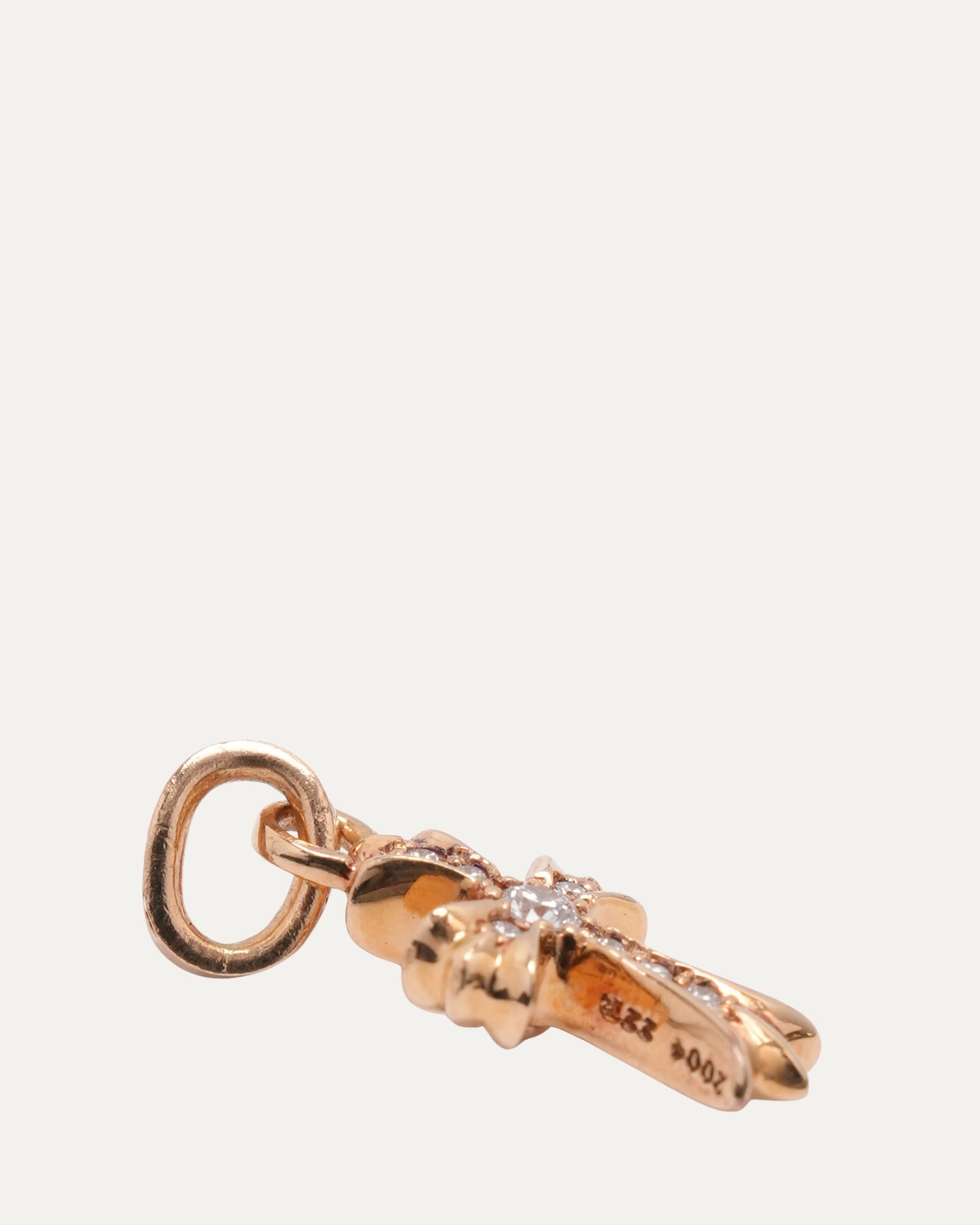 Gold Diamond Baby Fat Pendant
