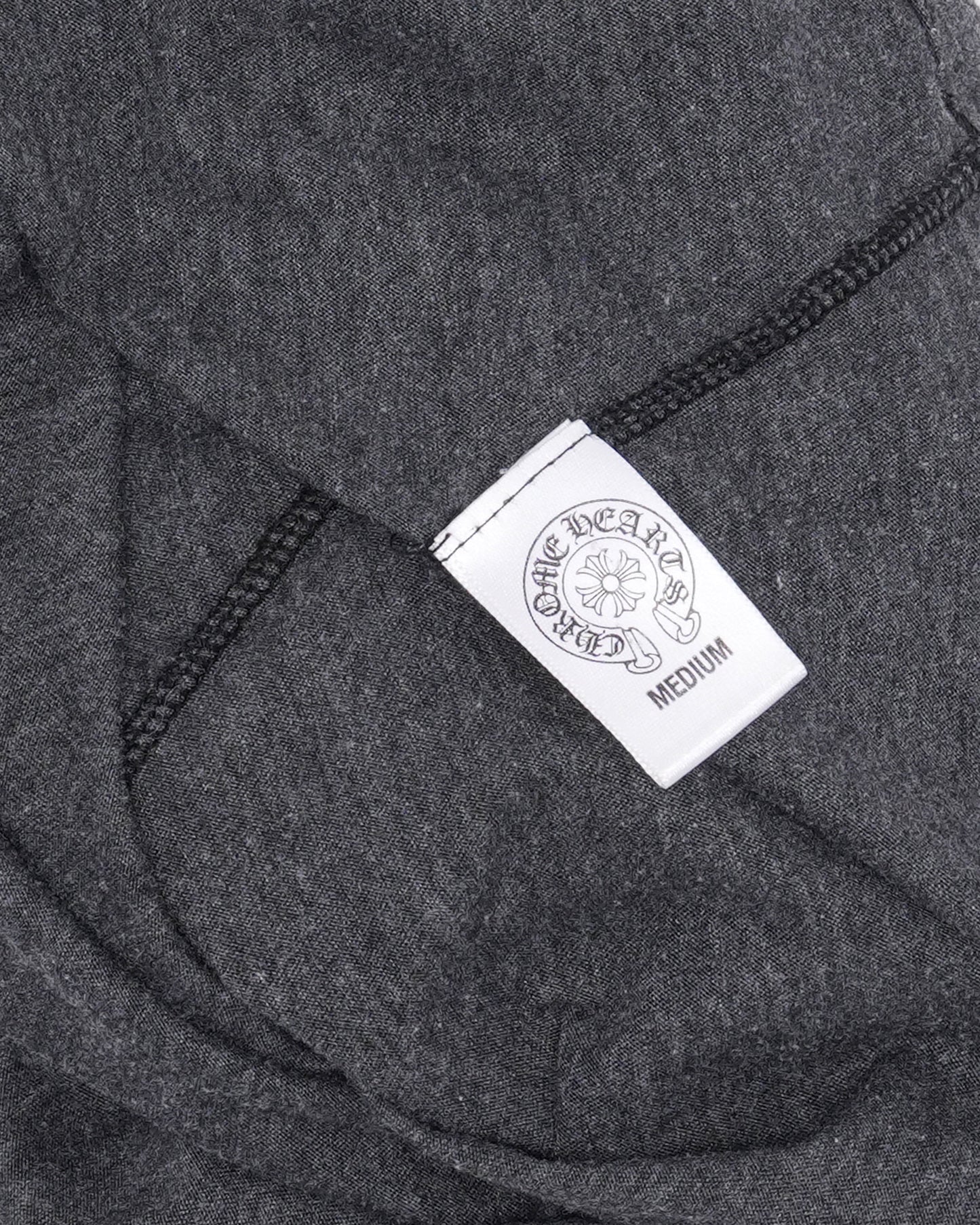 Plus Cross Patch V-Neck T-Shirt