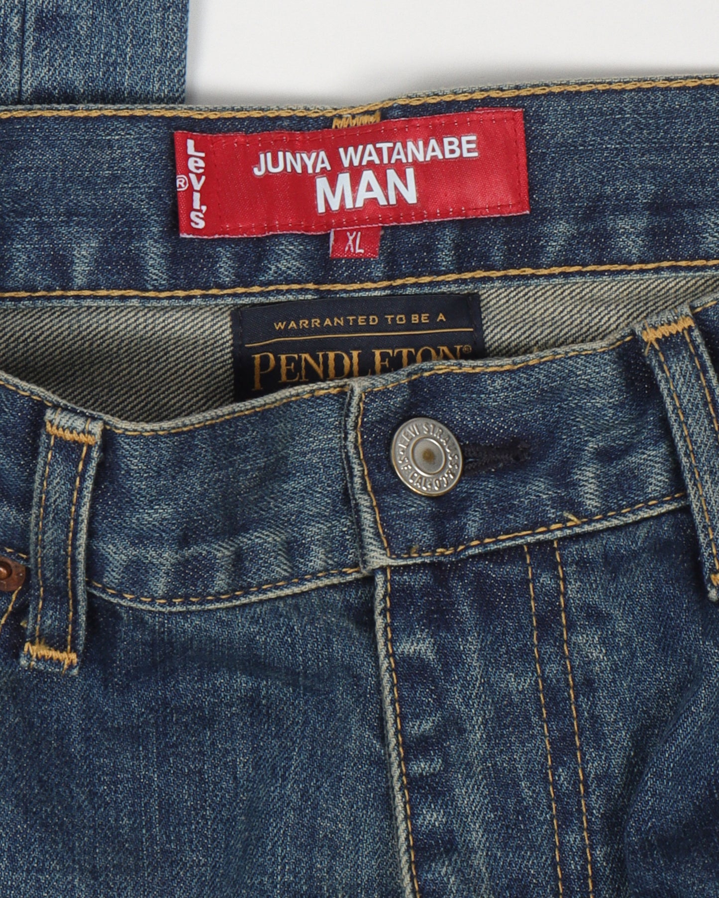 Pendleton Patched Jeans