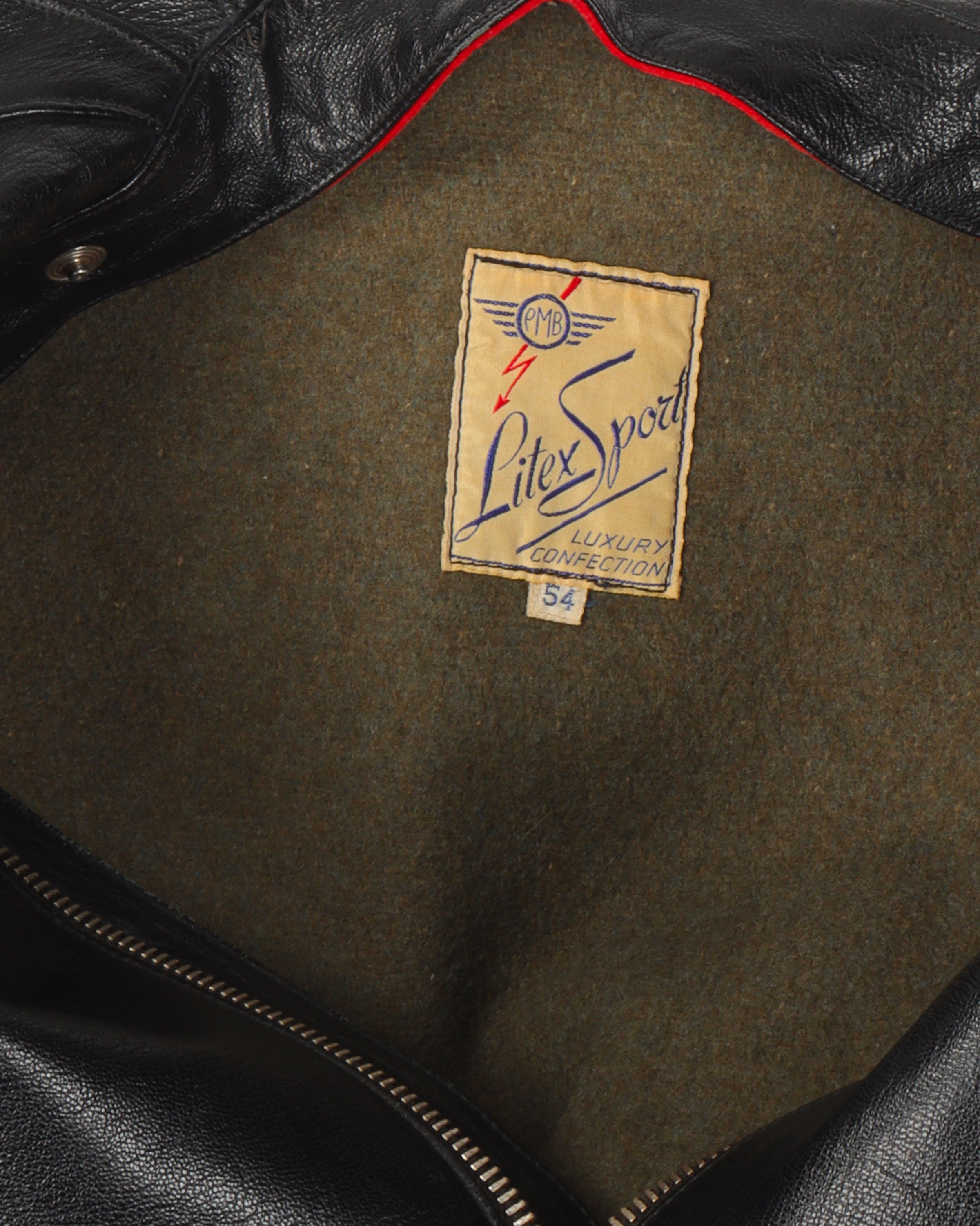 1960s Litex Sport Cafe Racer Leather Jacket