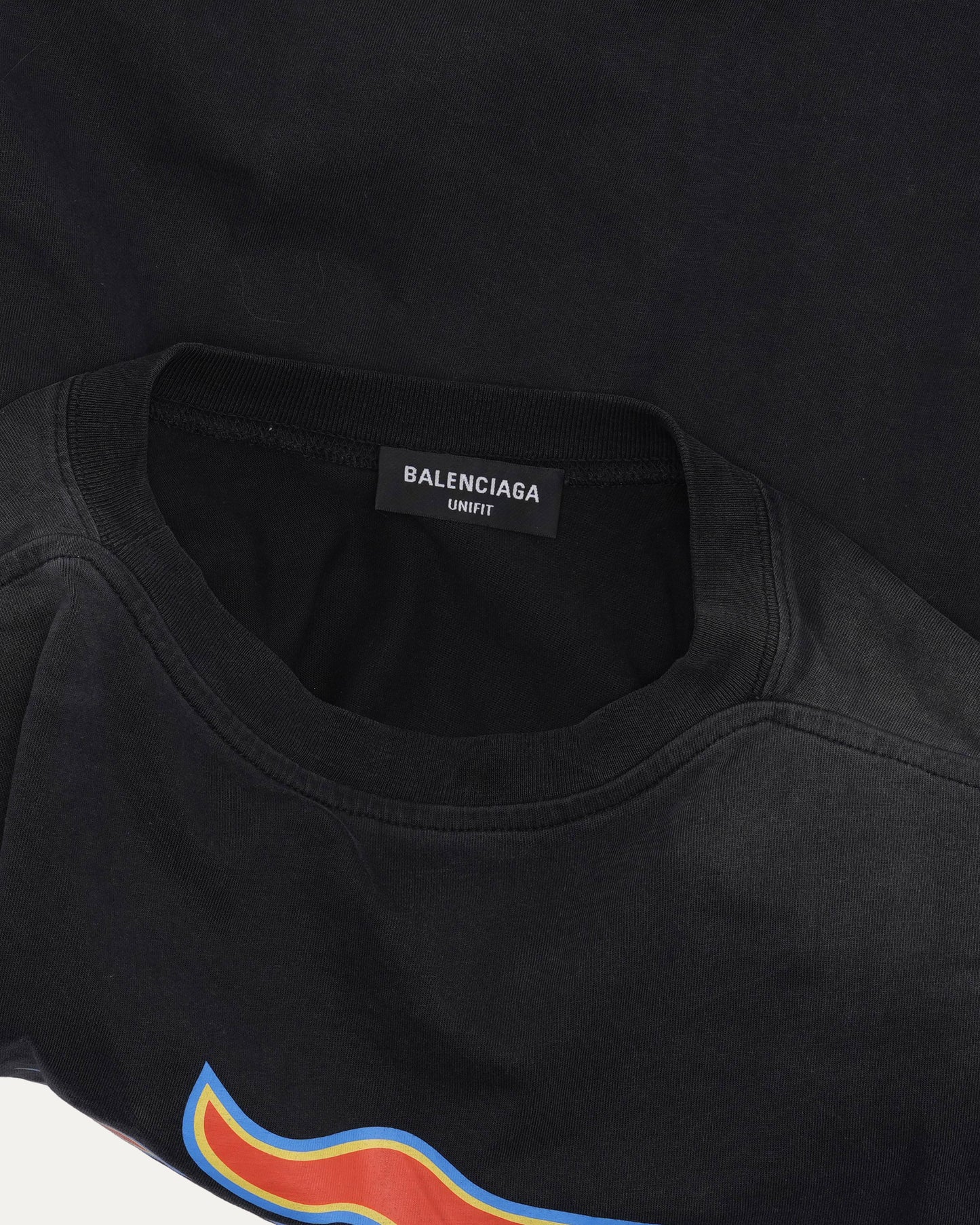 Flaming B Backwards T-Shirt