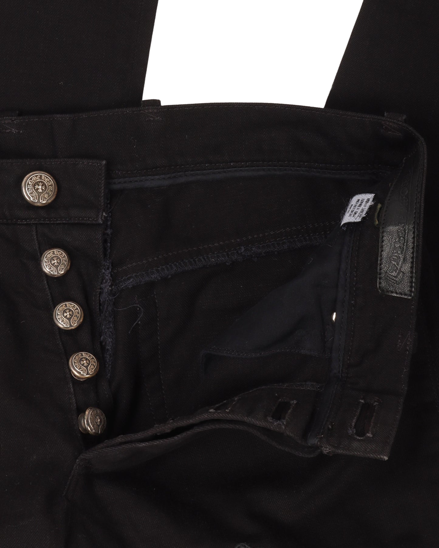 Vintage Fleur Knee Cross Patch Jeans