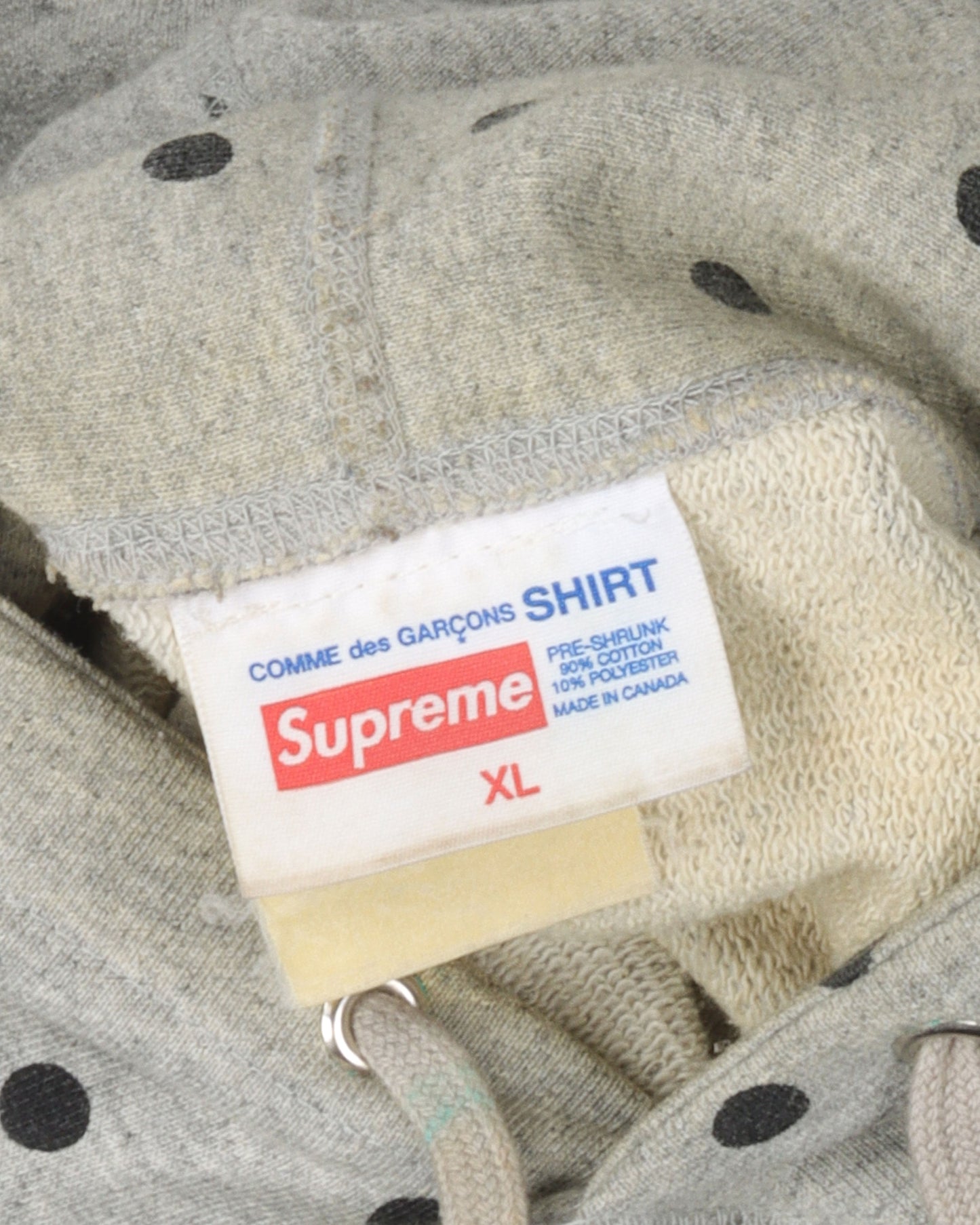 Comme Des Garcons Box Logo Hoodie
