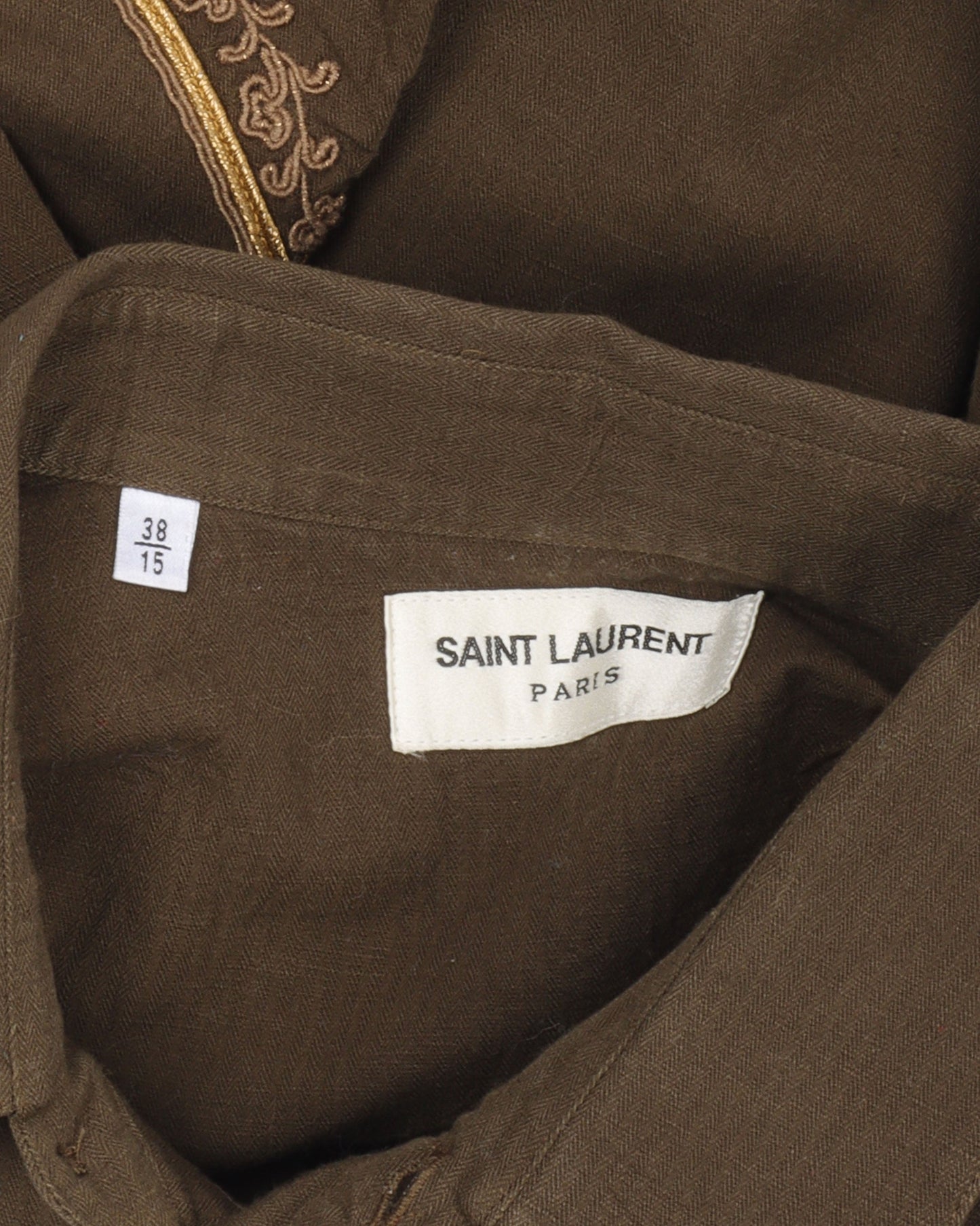 Raw Hem Western Shirt