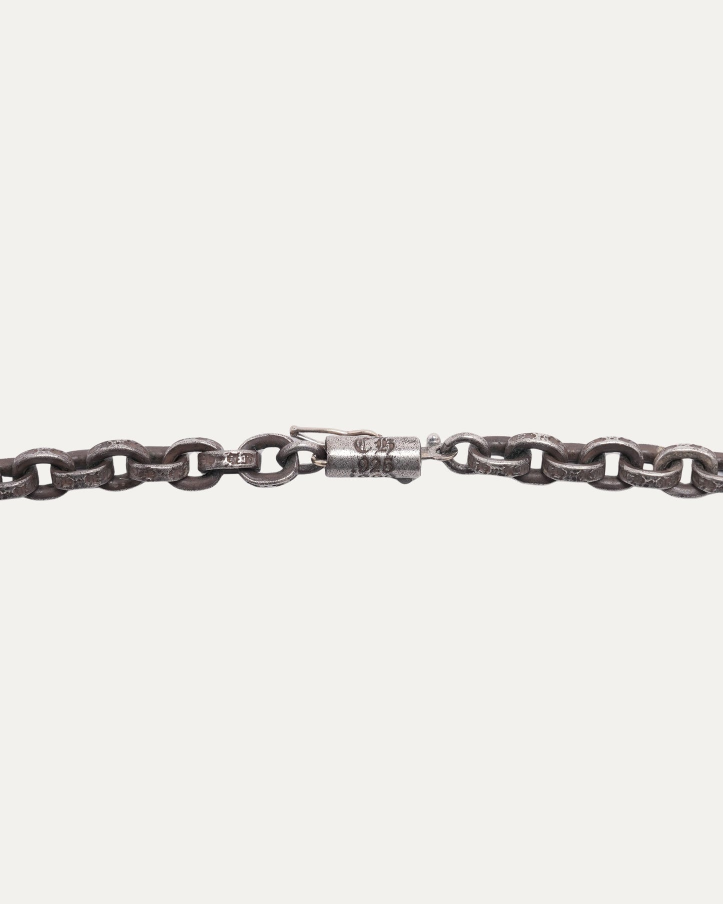 Mapplethorpe Cross Pendant on Paper Chain 40 inches