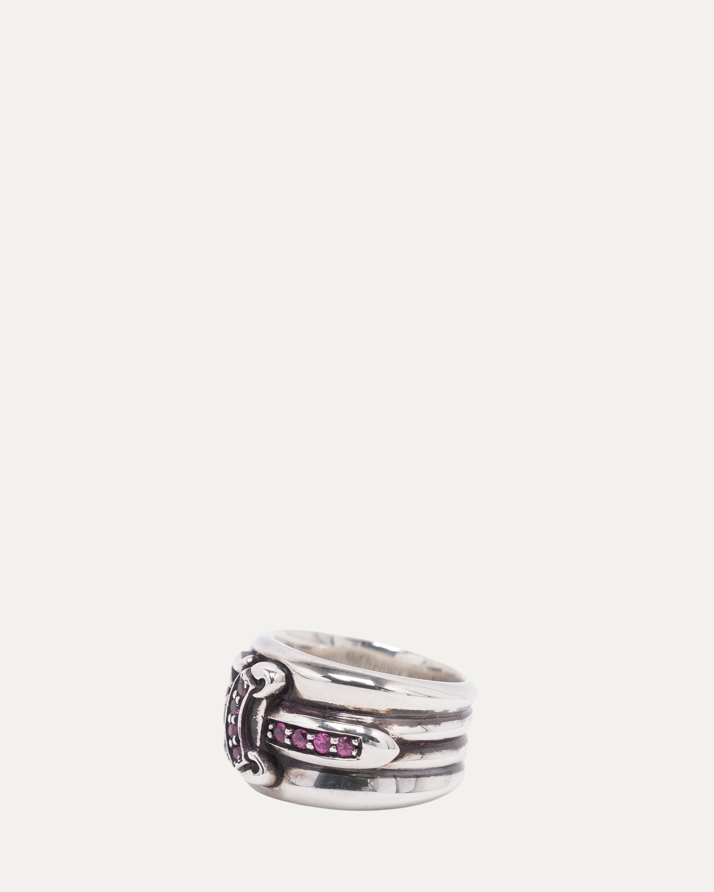 Pink Sapphire Dagger Ring