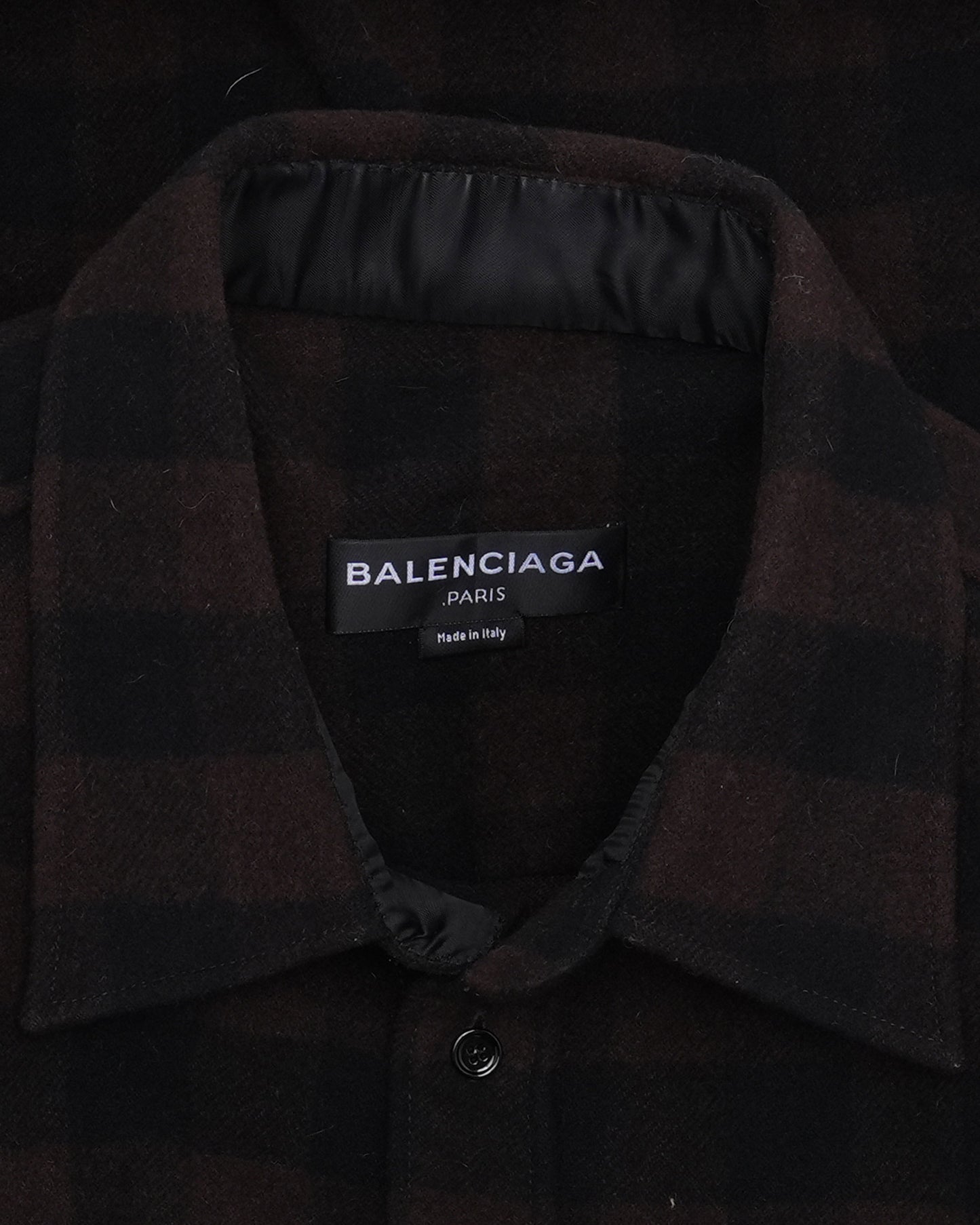 FW16 Padded Shoulder Flannel Shirt