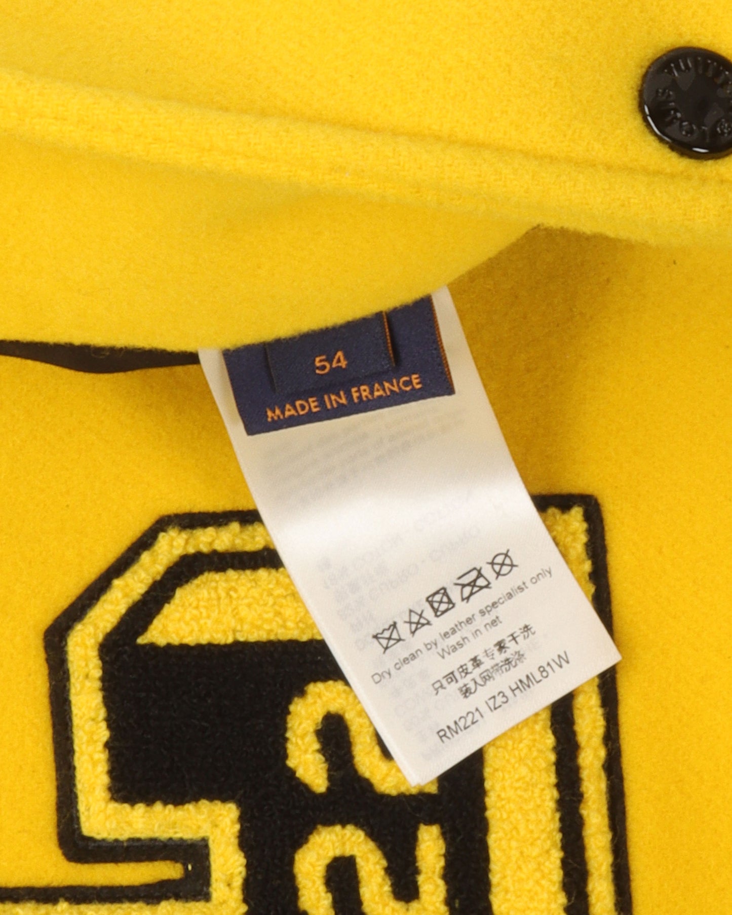 Amen Break Multi-Patches Mixed Leather Varsity Blouson