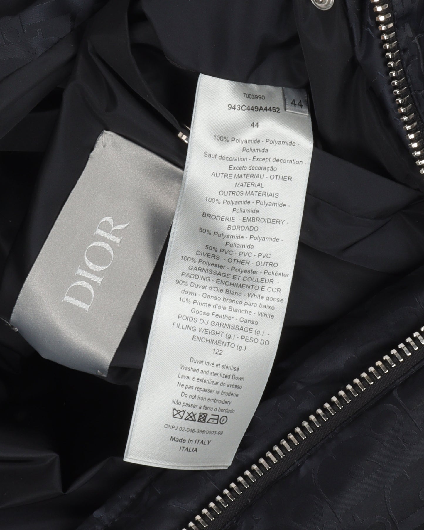 Oblique Monogram Puffer Jacket