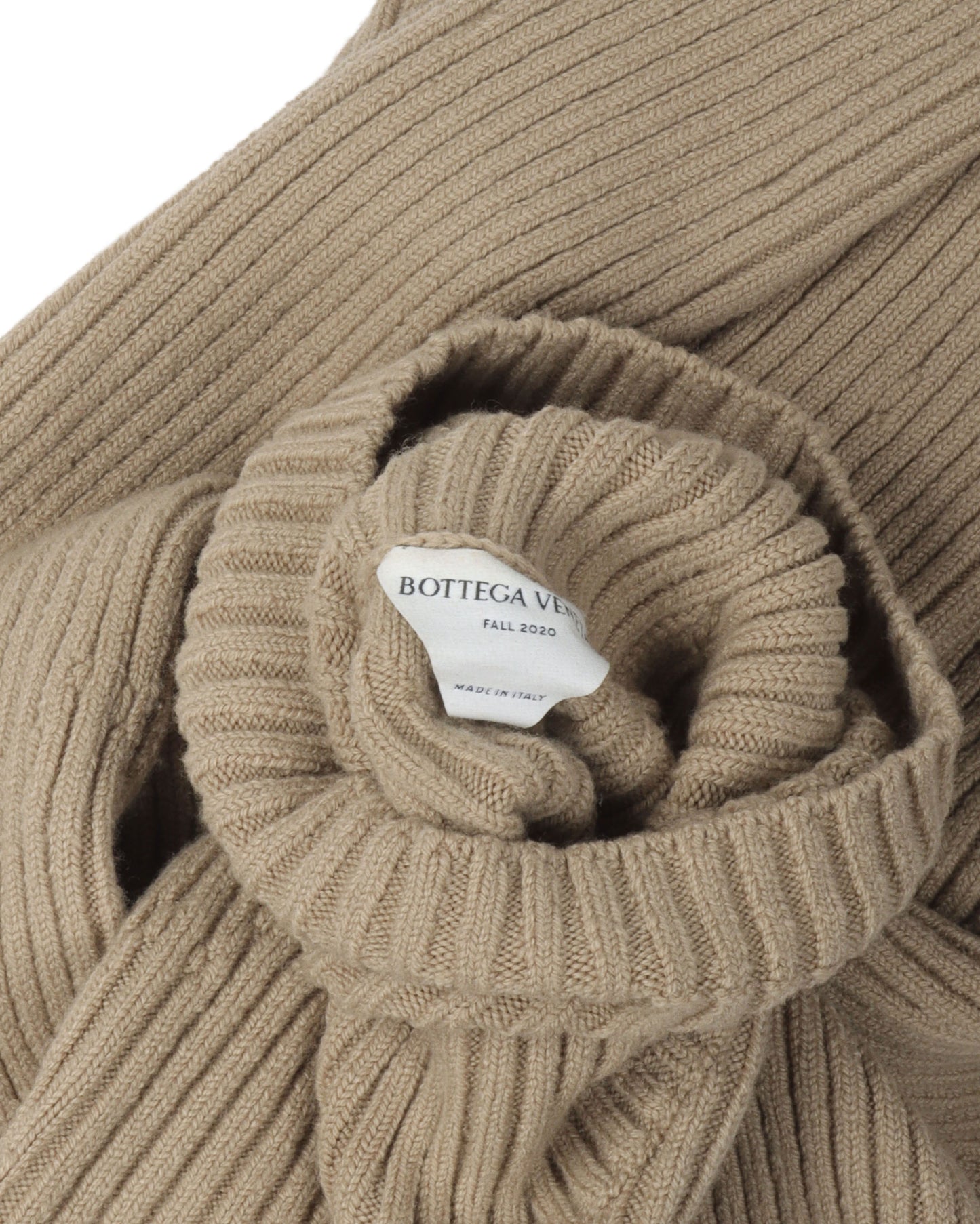 Ribbed Cutout Turtleneck Sweater