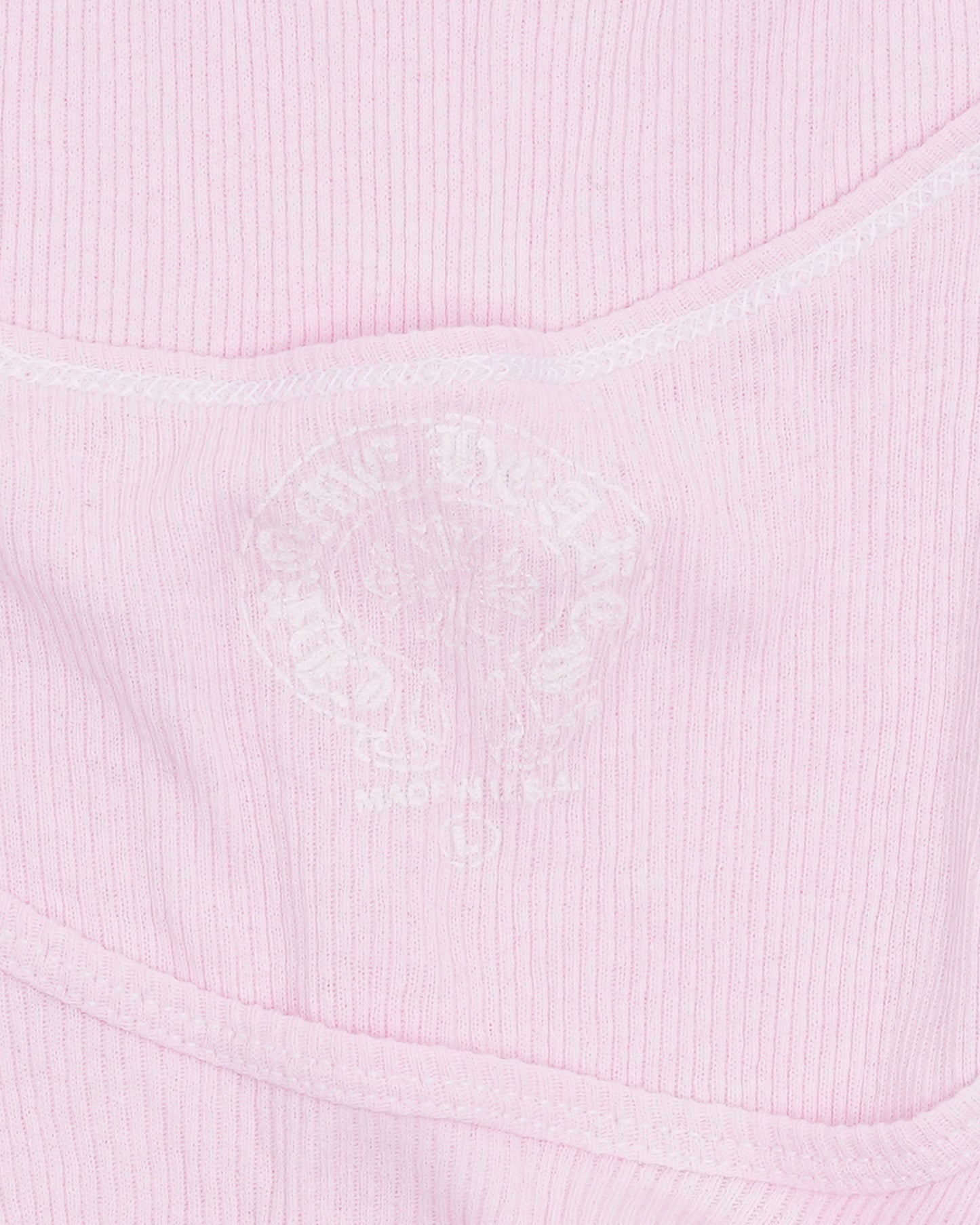 T-Bar Logo Ribbed Tank Top
