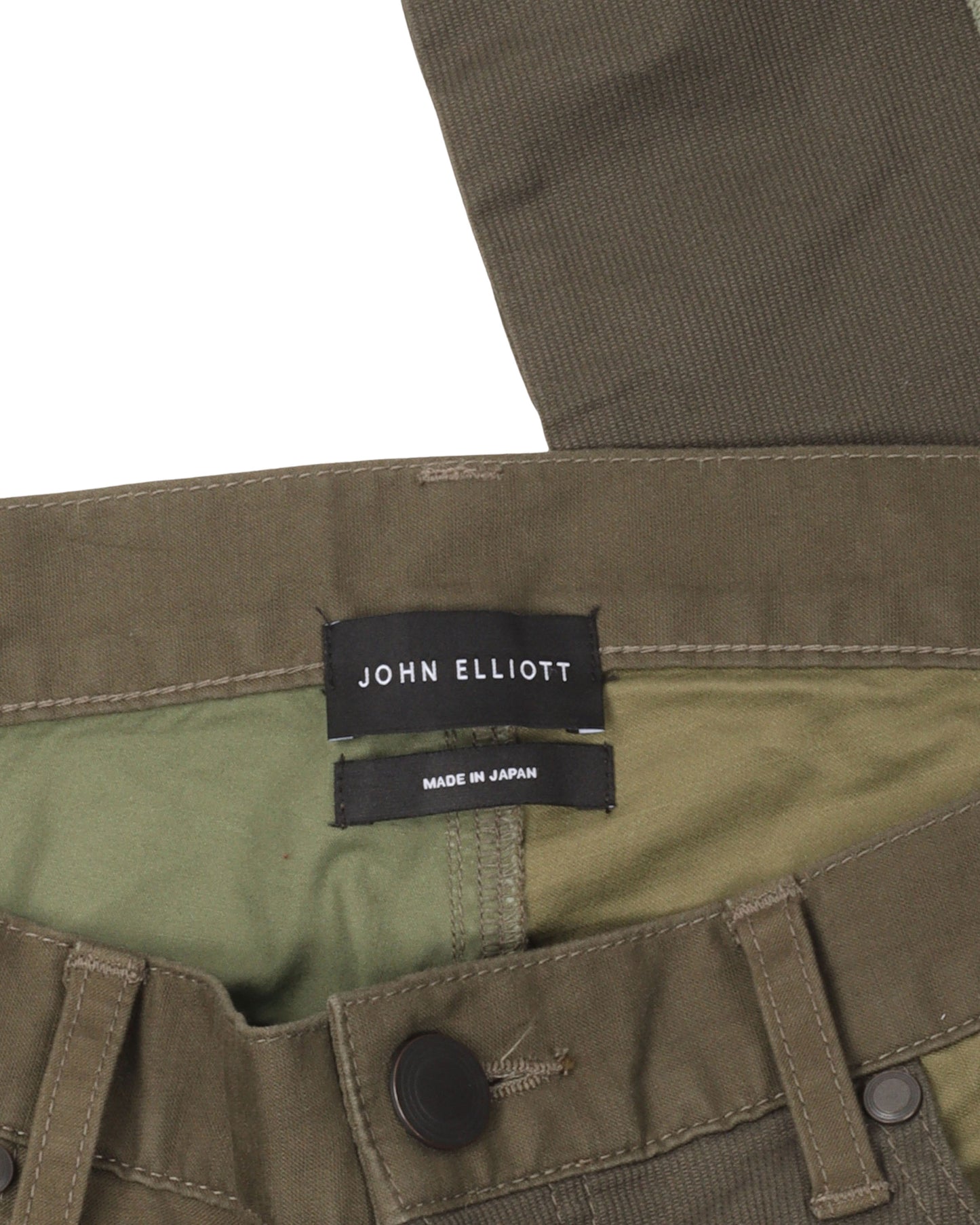 Patchwork Caribou Bootcut Pants