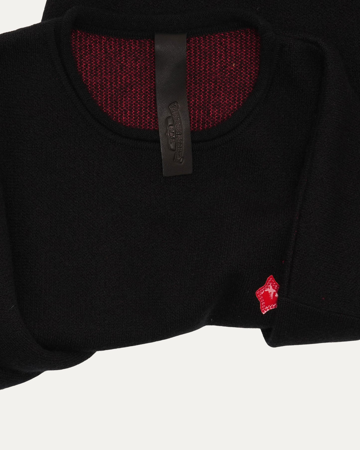 Cashmere Cross Patch Sweater