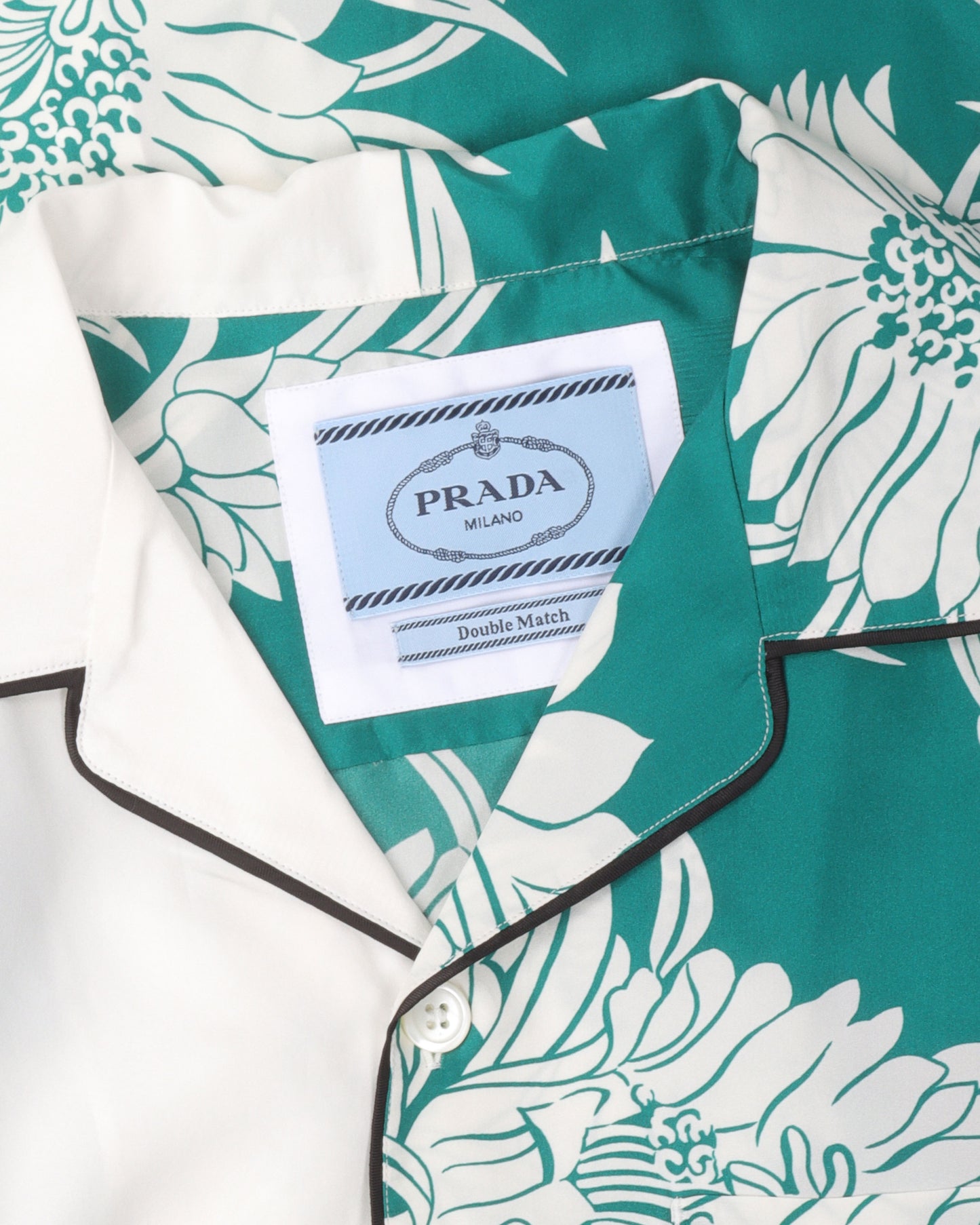 Double Match Silk Shirt