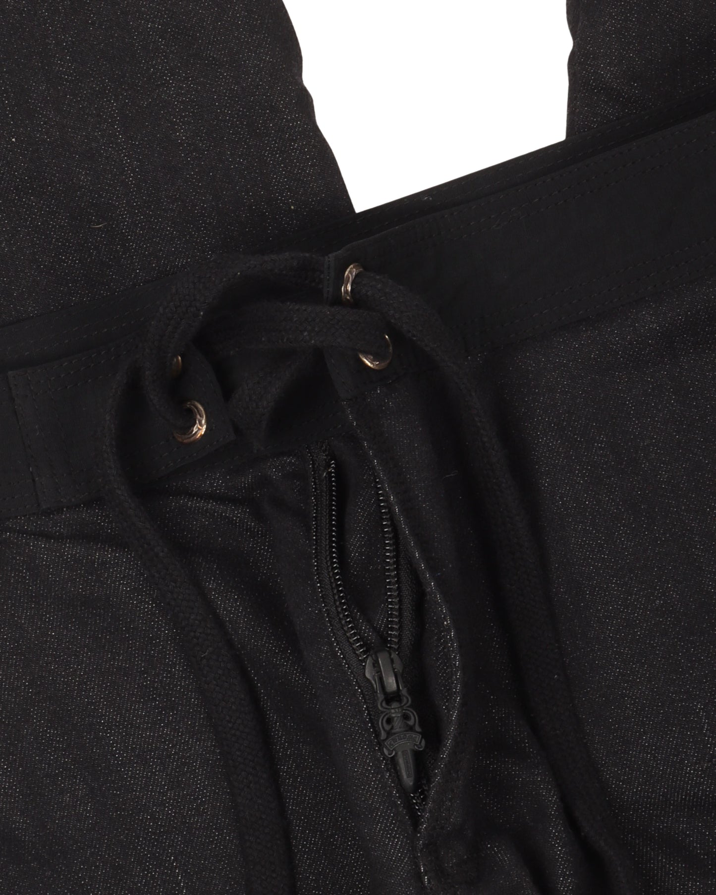 Drawstring Waist Denim Pants