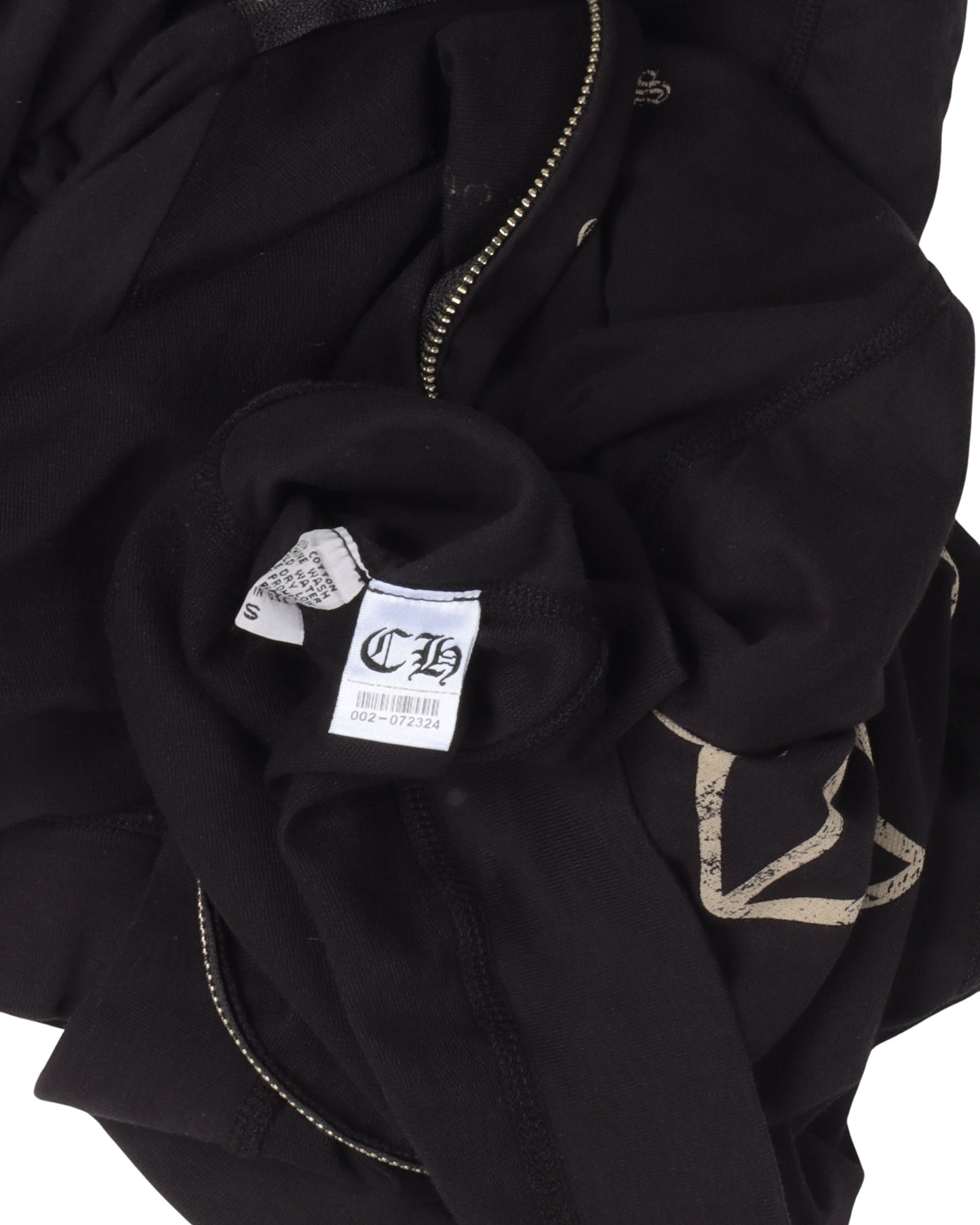 Vintage Plus Cross Zip-Up Thin Hoodie