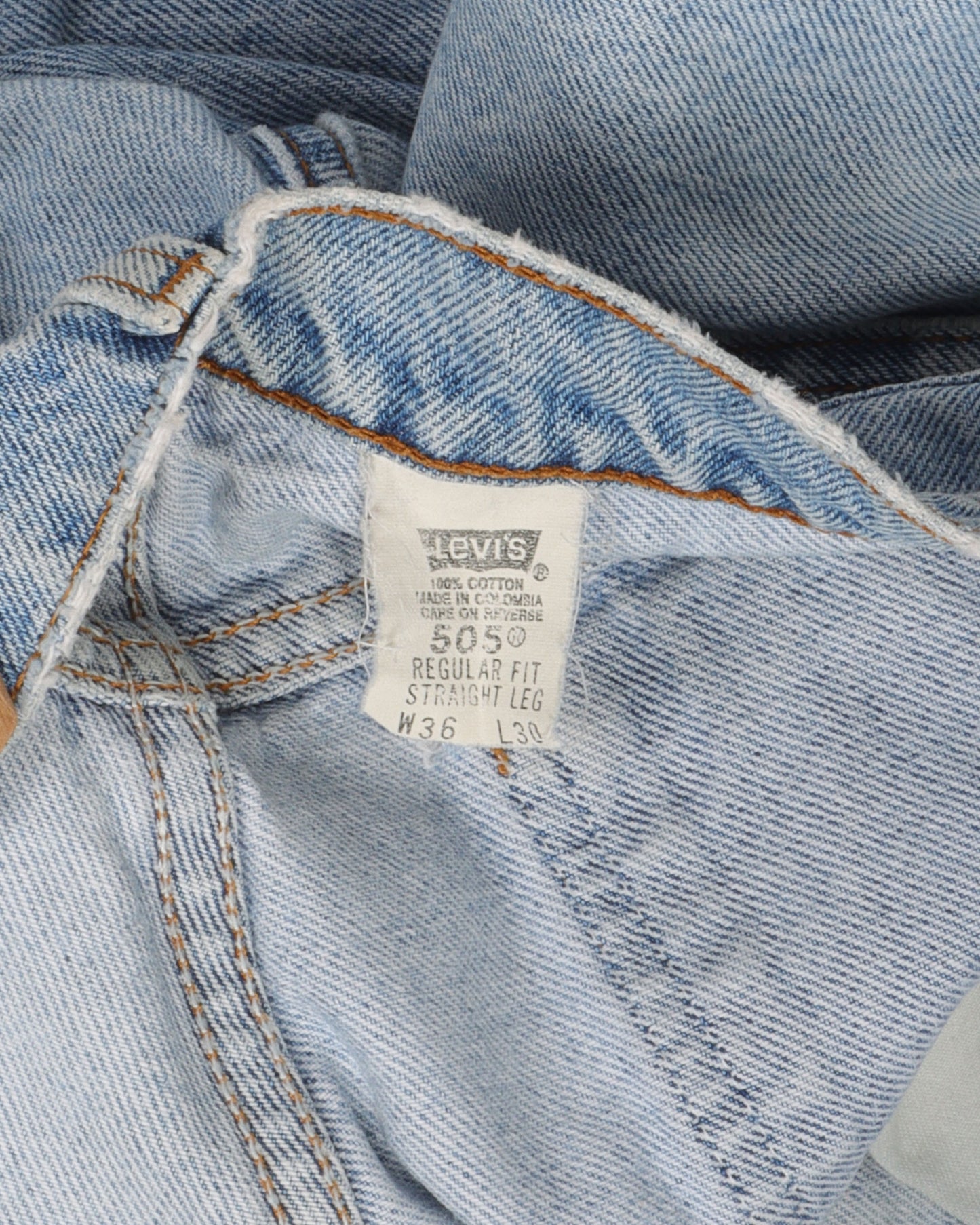 Levi's 505 Orange Tab Jeans