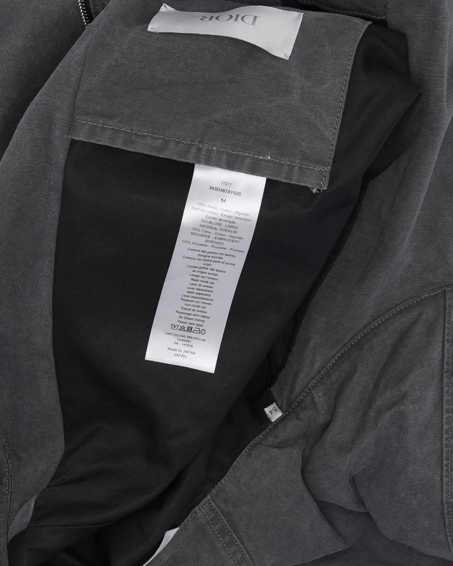 Embroidered Hooded Workwear Jacket