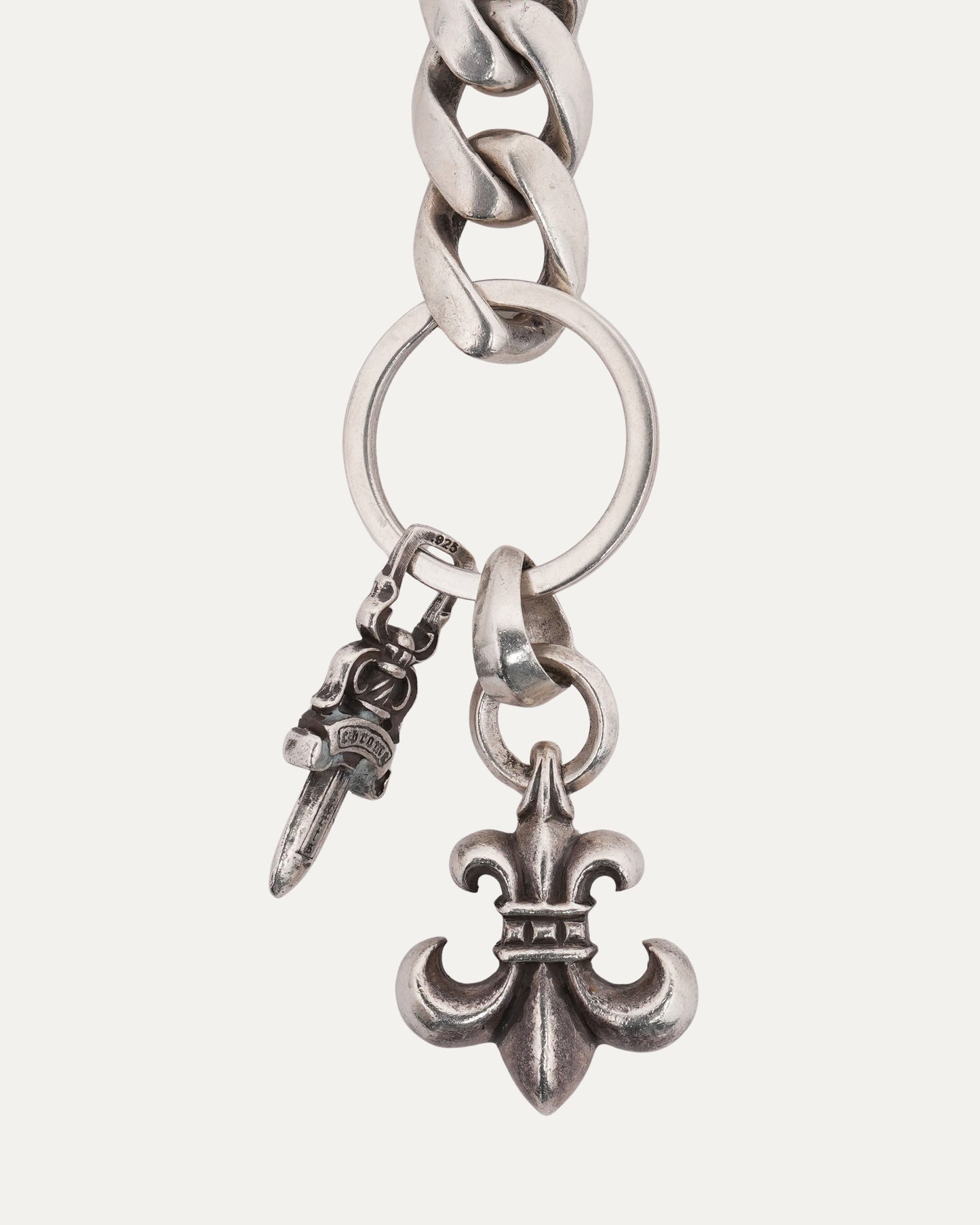 Dagger & Fleur Charm Keychain Clip