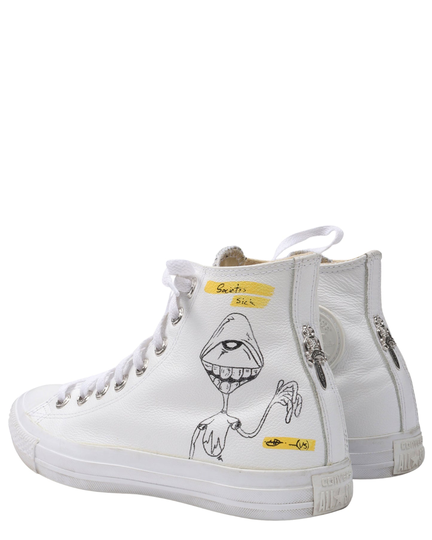 Matty Boy Hand Painted Leather Chuck Taylor Converse