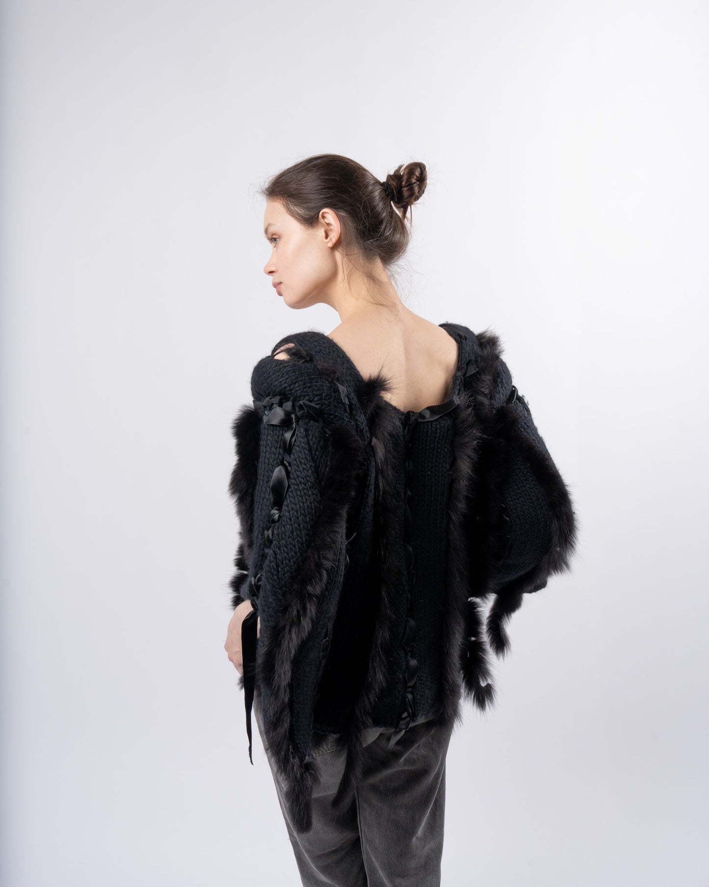 Iconic FW 2002 Fox Fur Pullover