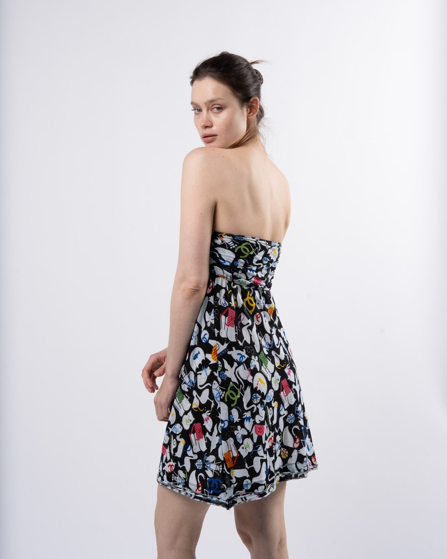 SS 2007 "Baby Animals" Print Dress