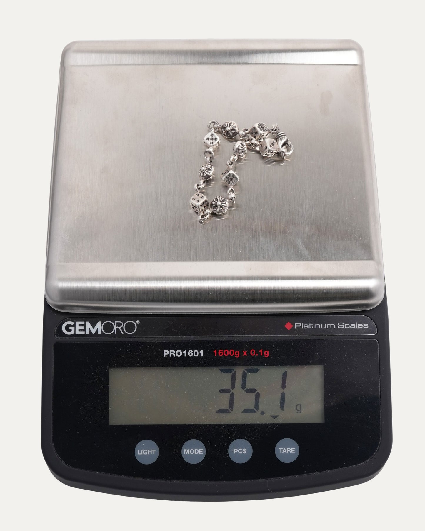 Dice and Plus Ball Bracelet