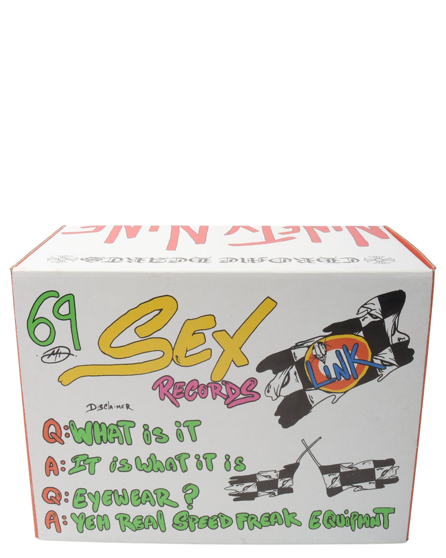 Matty Boy Sex Records 99 Eyes "U LIE'N" Sunglasses & Toy Car