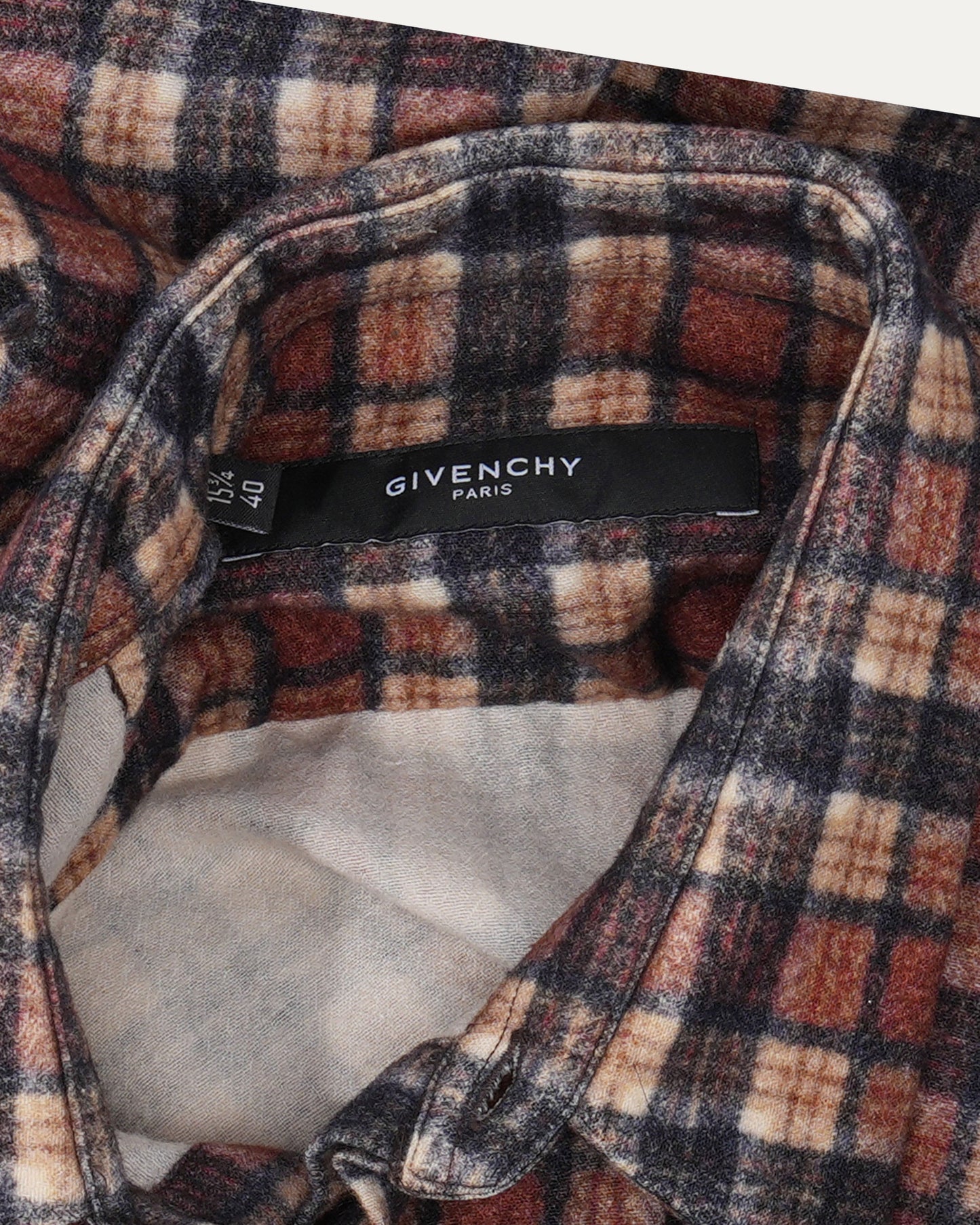 Wool-Blend Plaid Shirt